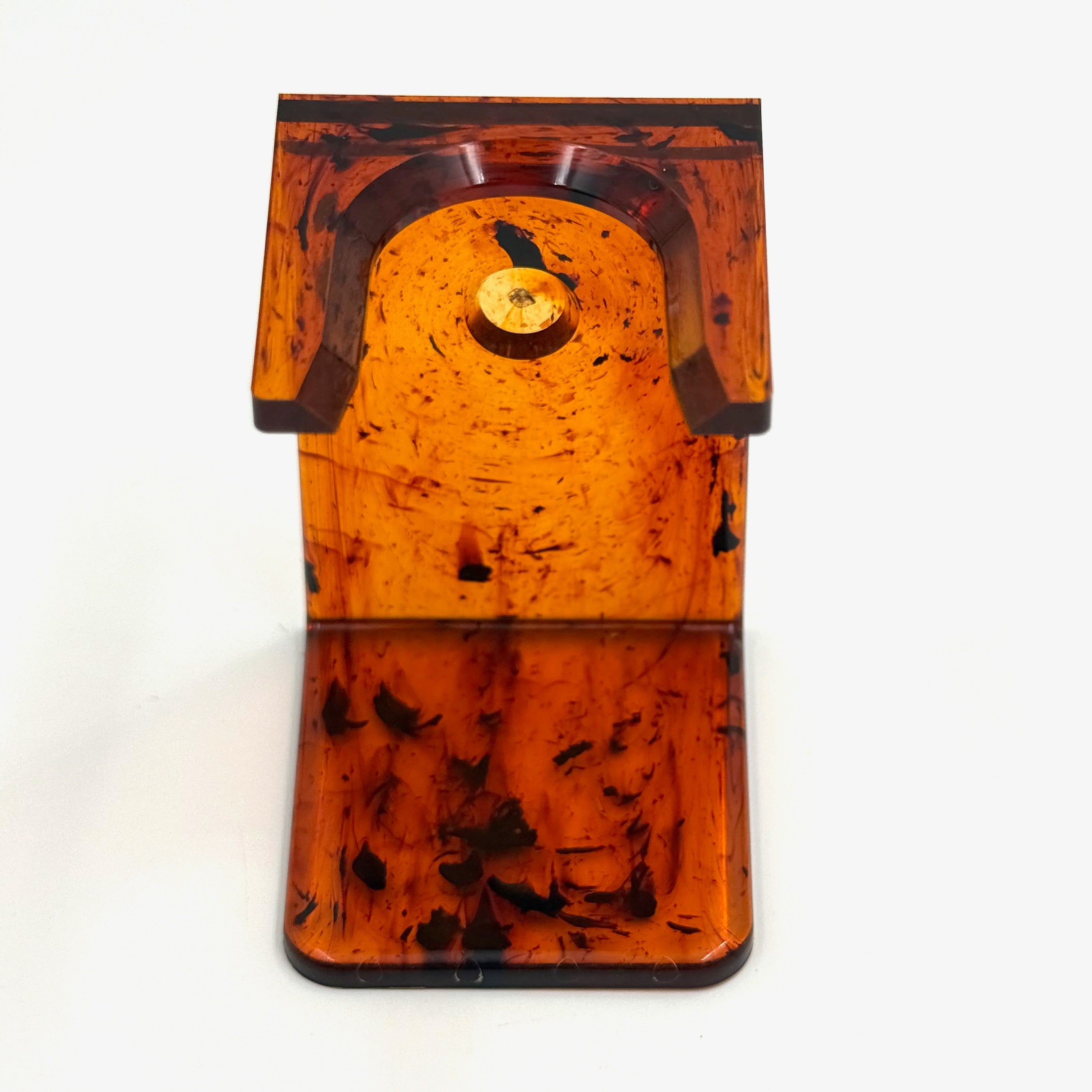 Acrylic Shaving Brush Drip / Drying Stand - Tortoise