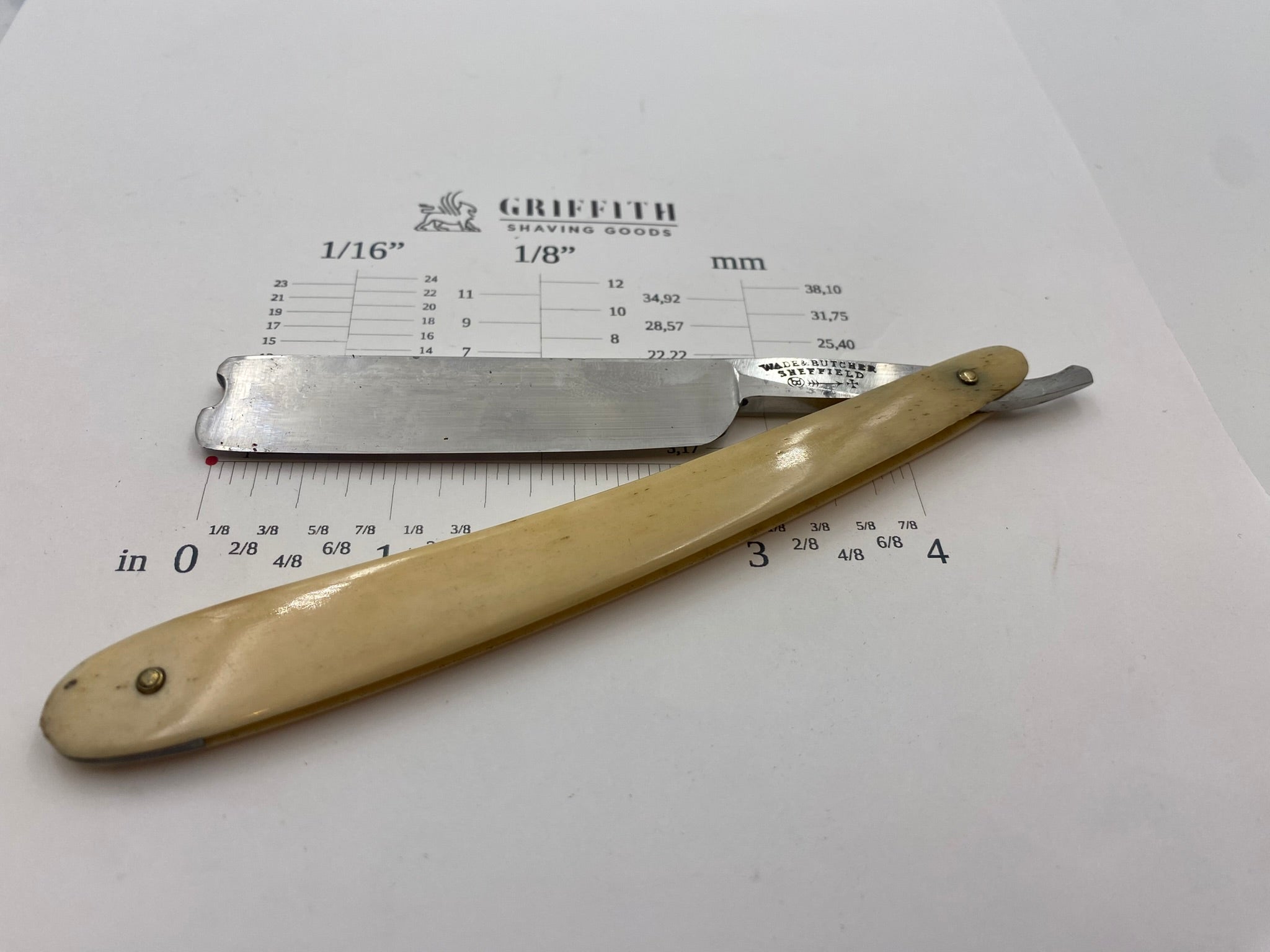 Vintage Wade & Butcher Sheffield Razor for Restoration