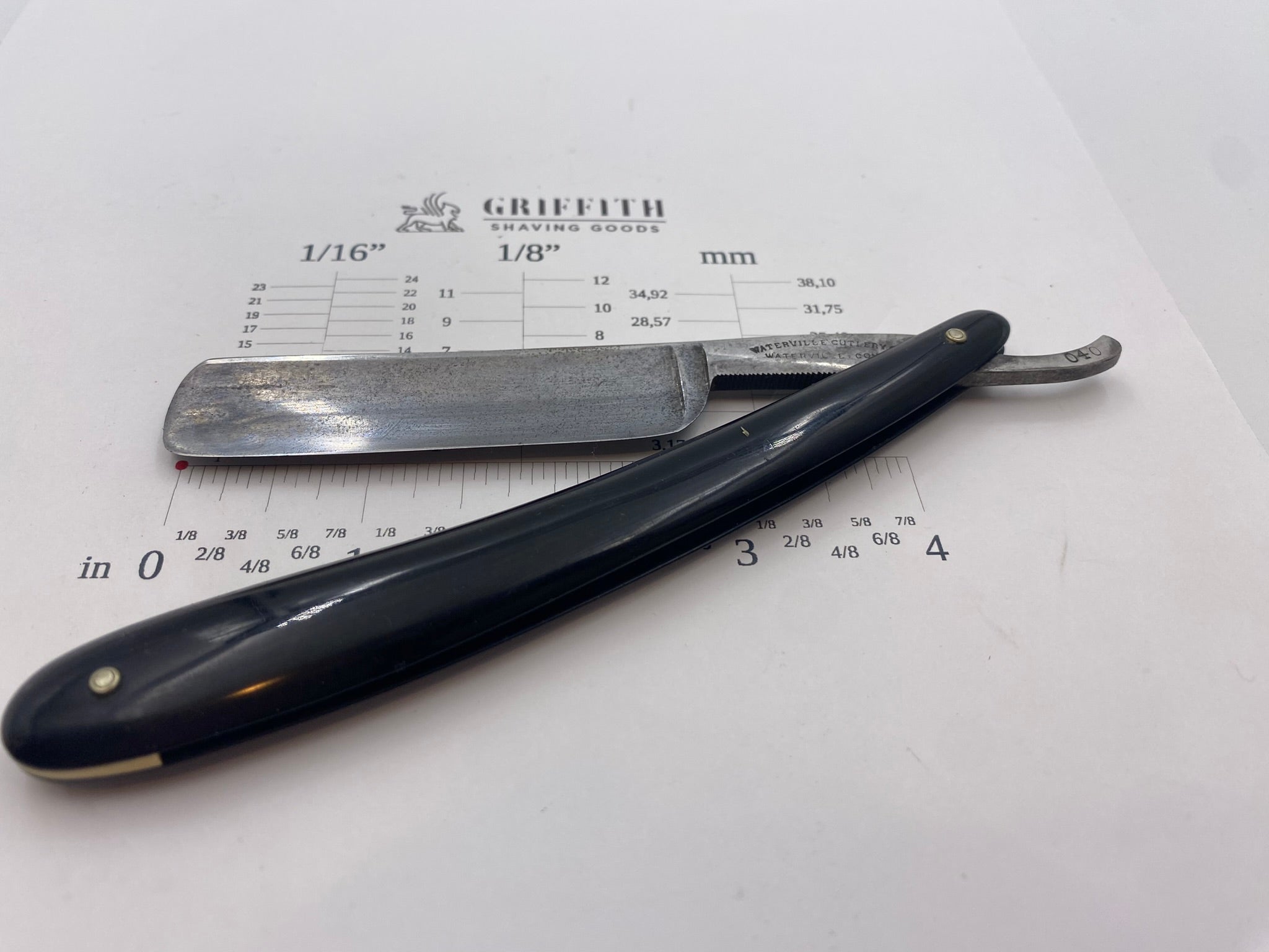 Vintage Waterville Cutlery Co. American Razor for Restoration