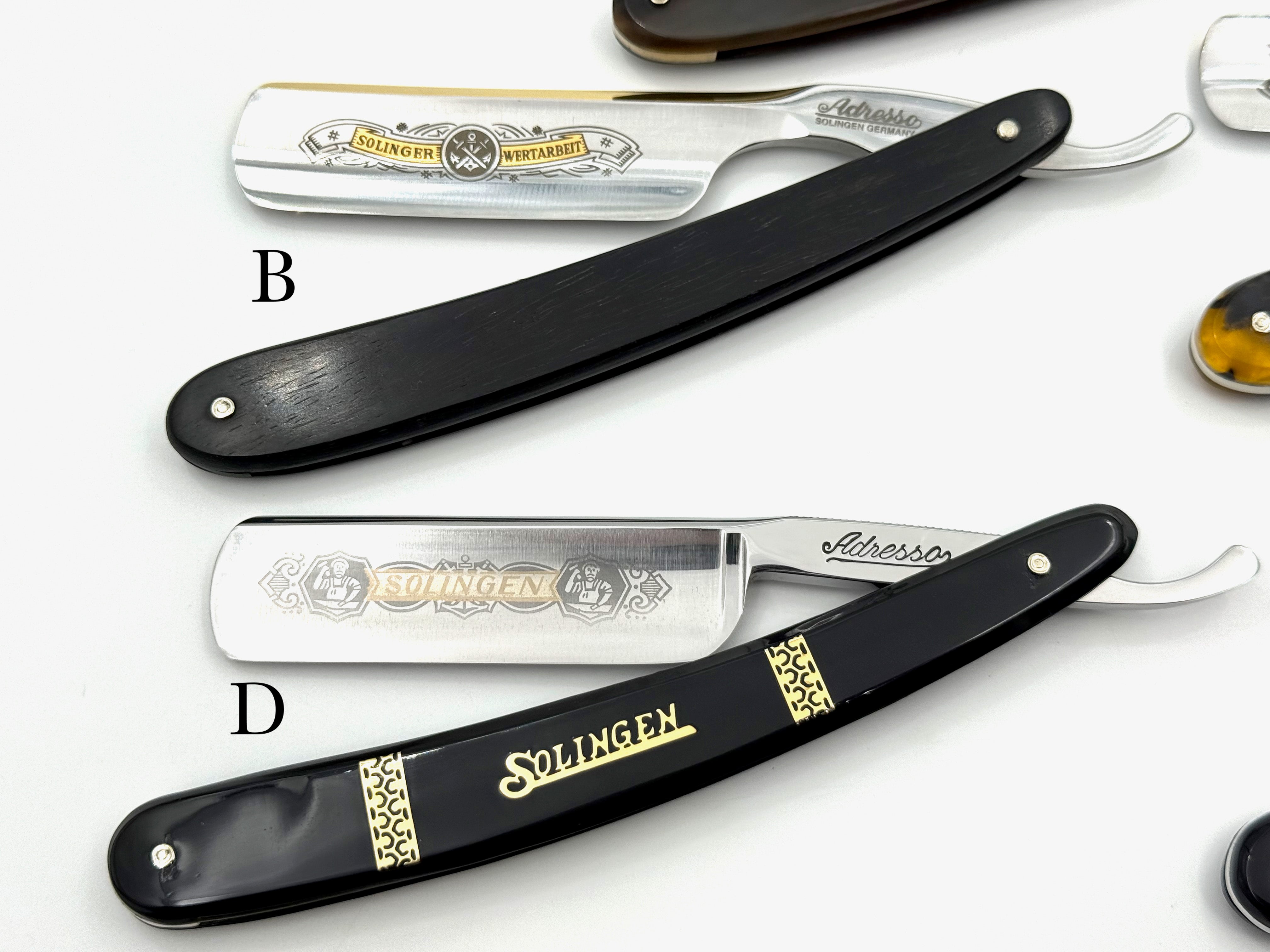 Werner Breidenbach - New 6/8-8/8 Solingen Straight Razors - CHOOSE YOUR RAZOR