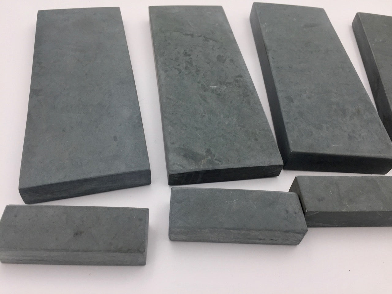 Vermont Green Slate Whetstone 8x3in. x 3/4in. thick - Very Fine Water Razor Knife Hone Sharpening Stone - Finisher