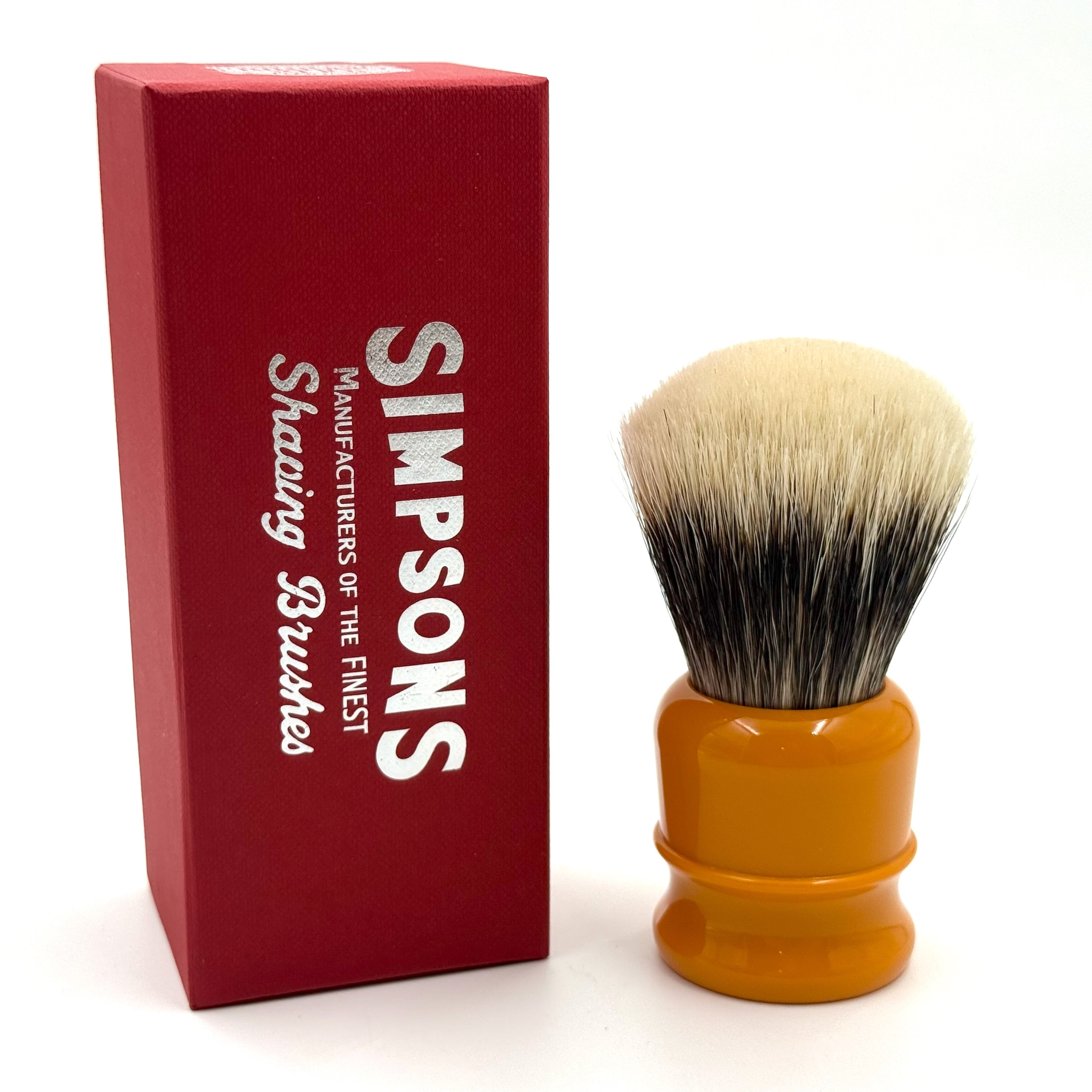 Limited Edition Simpson Chubby CH2 Manchurian Badger Shaving Brush - Butterscotch