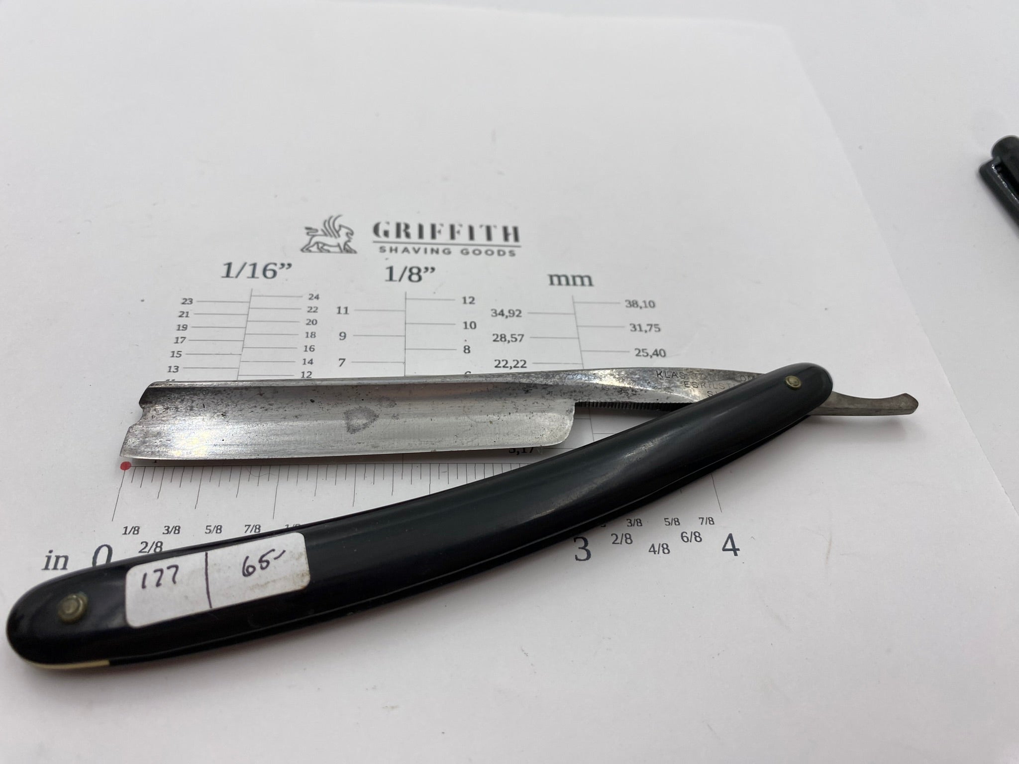 Vintage Klas Tornblom Swedish Razor for Restoration