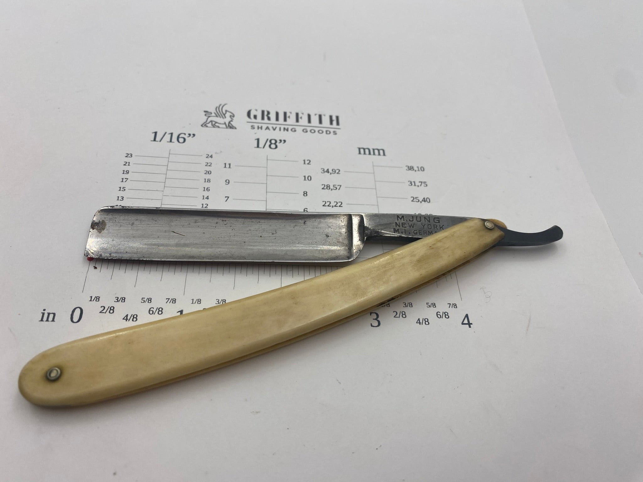 Vintage M. Jung German Razor for Restoration