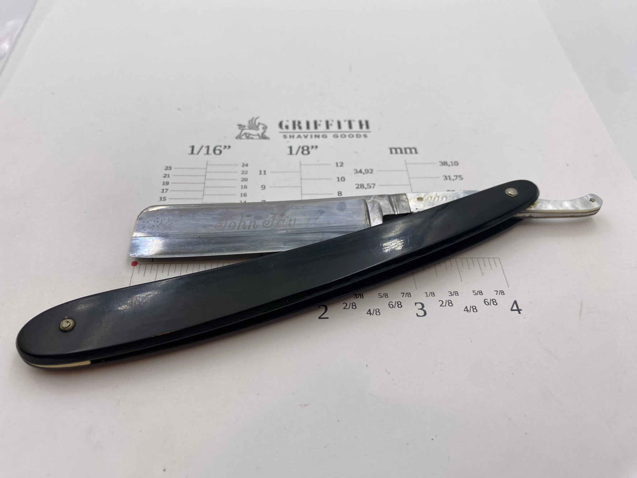 Vintage John Jay Pearl Tang American Razor for Restoration