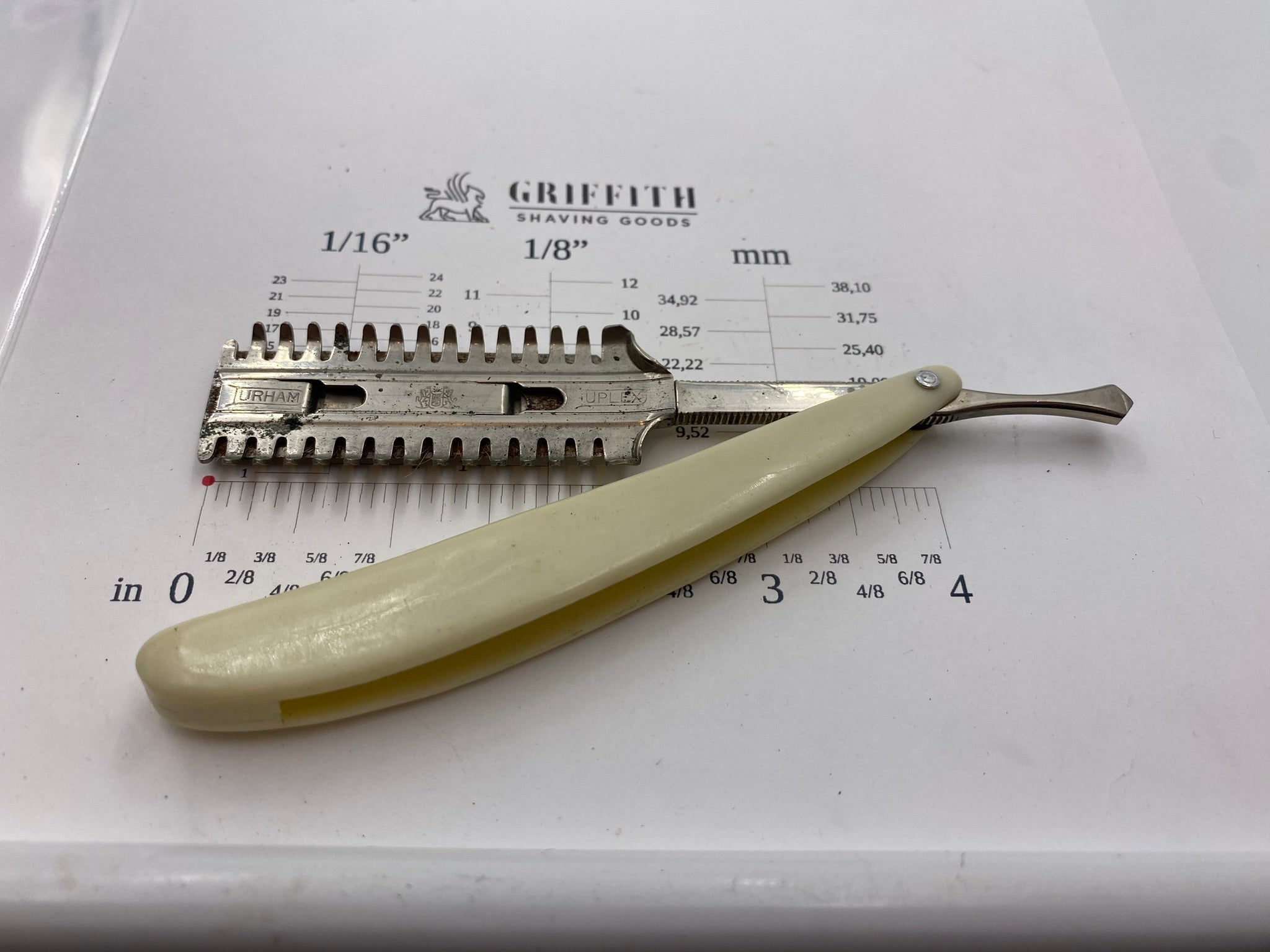 Vintage Durham Duplex Razor for Restoration