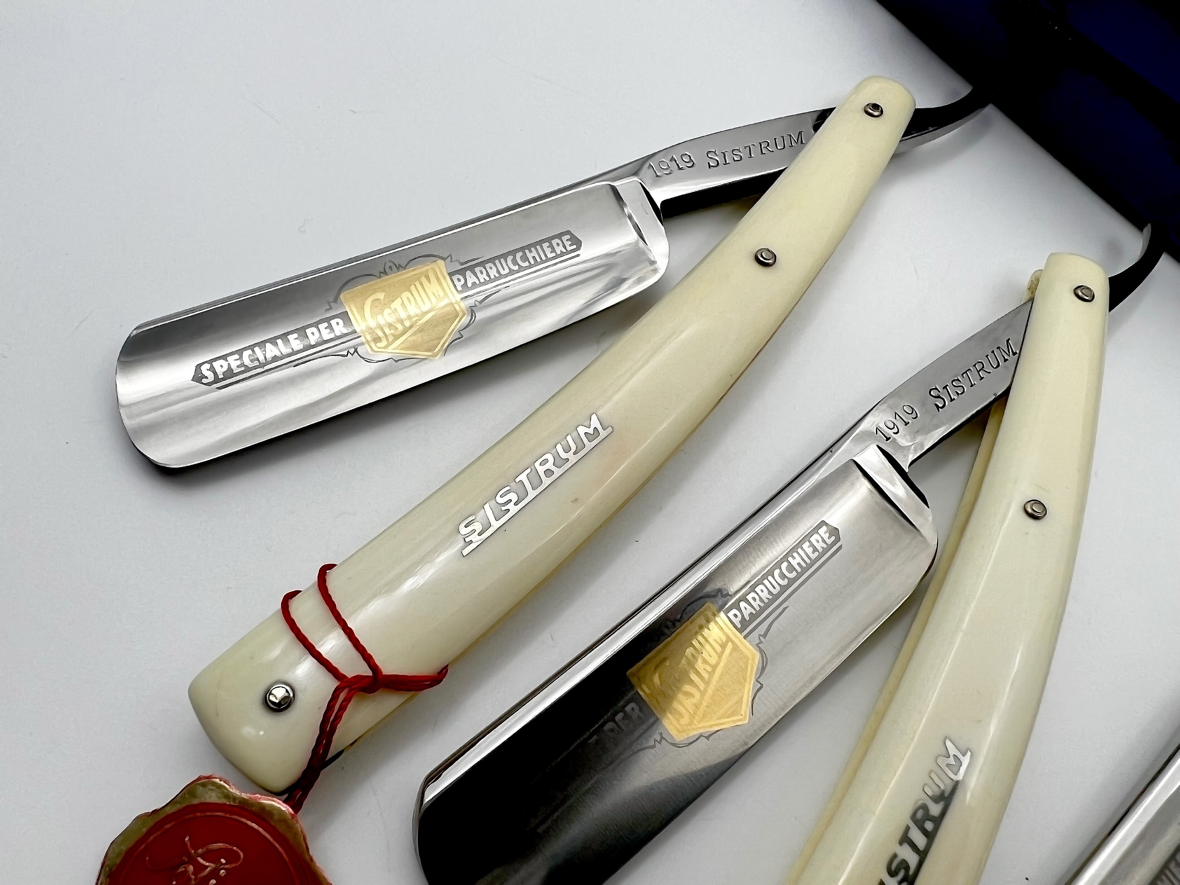 Paul Drees "Sistrum" - RARE NOS 6/8 Full Hollow Vintage Straight Razor