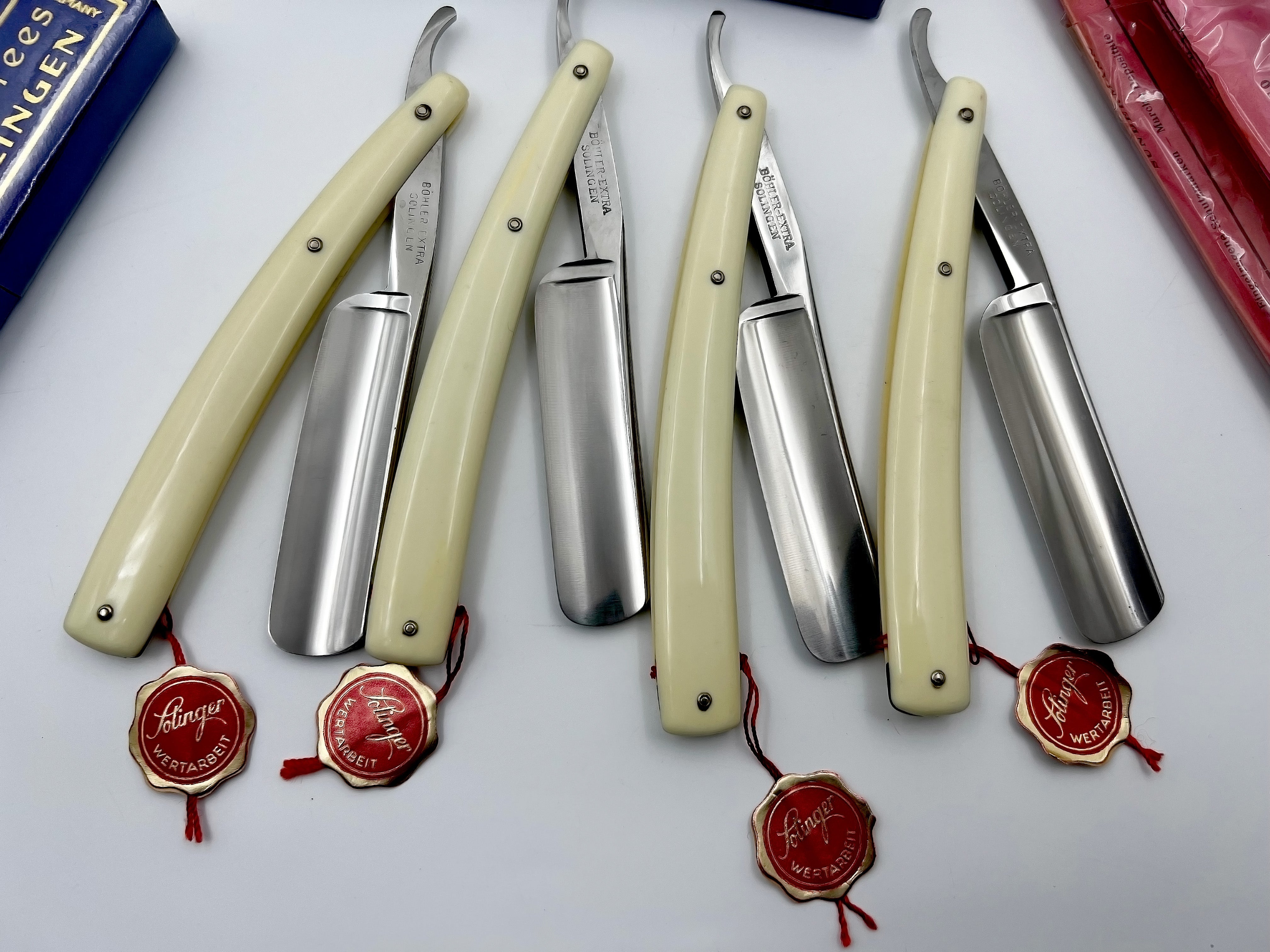 Paul Drees "Sistrum" - RARE NOS 6/8 Full Hollow Vintage Straight Razor