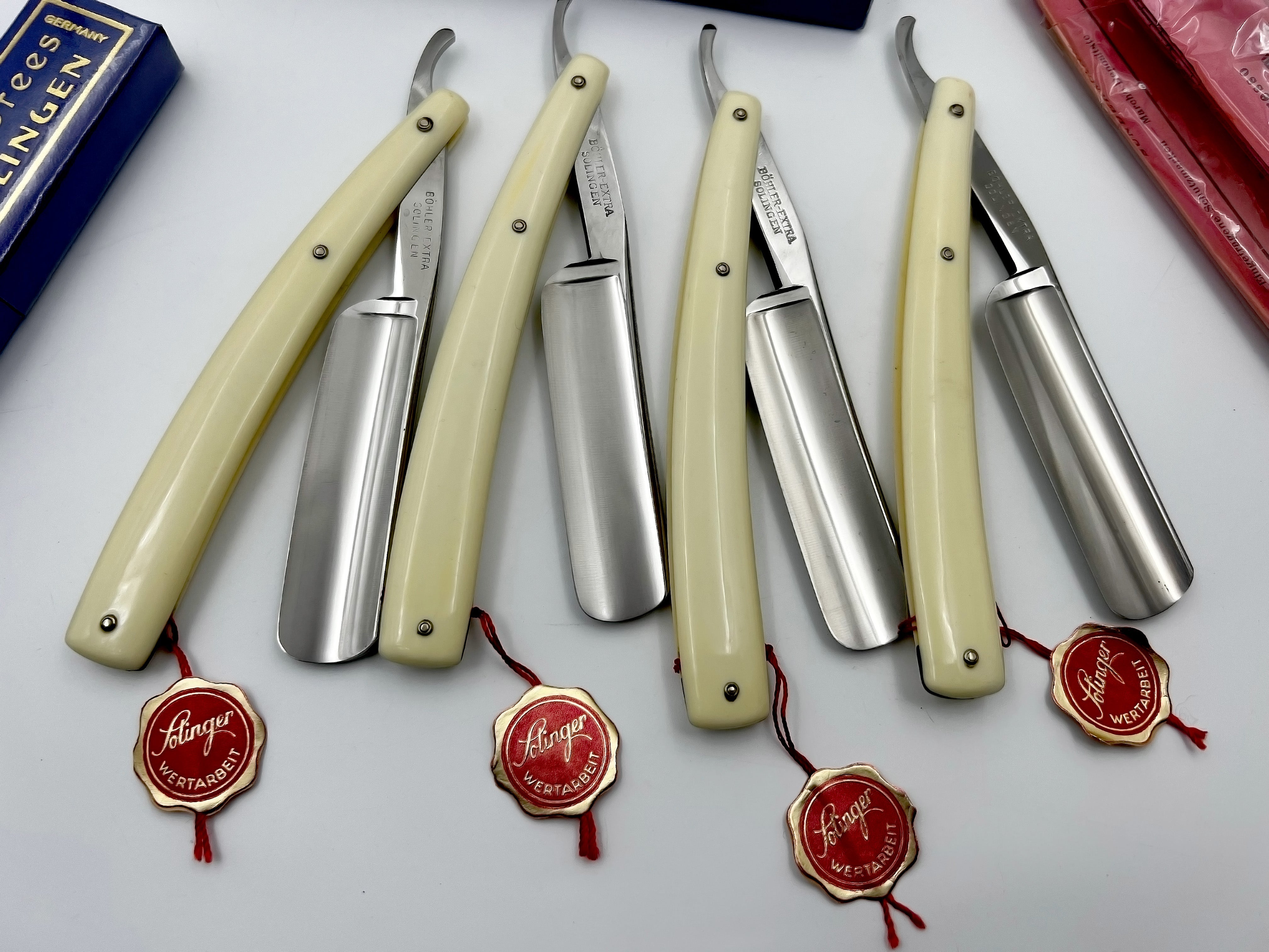 Paul Drees "Sistrum" - RARE NOS 6/8 Full Hollow Vintage Straight Razor