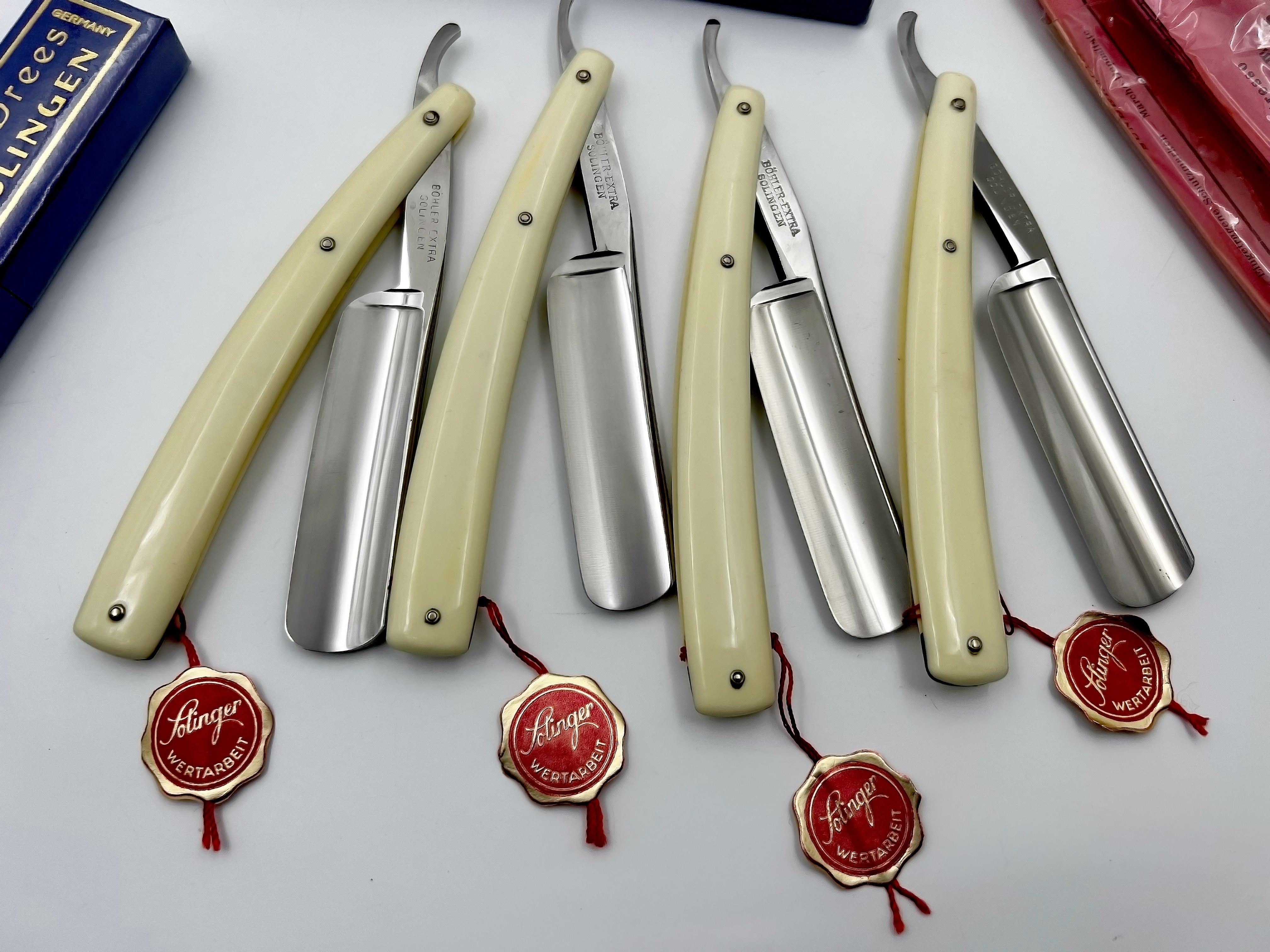 Paul Drees "Sistrum" - RARE NOS 6/8 Full Hollow Vintage Straight Razor