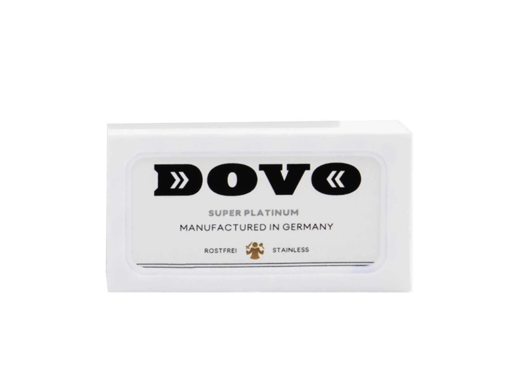 Dovo Super Platinum Stainless Double Edge Razor Blades (10 blades per pack)