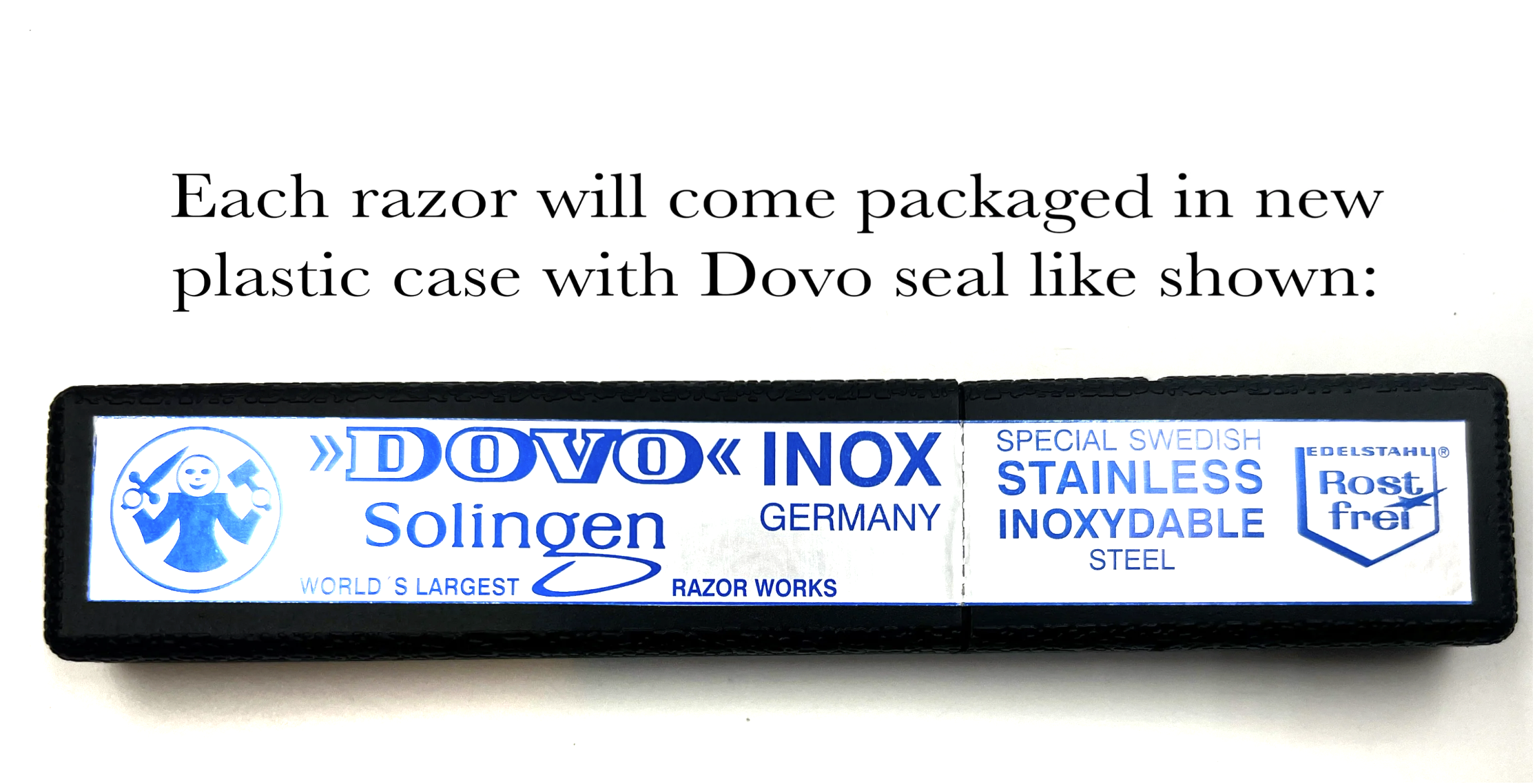 GSG Renewed Dovo Stainless Shavette Razor