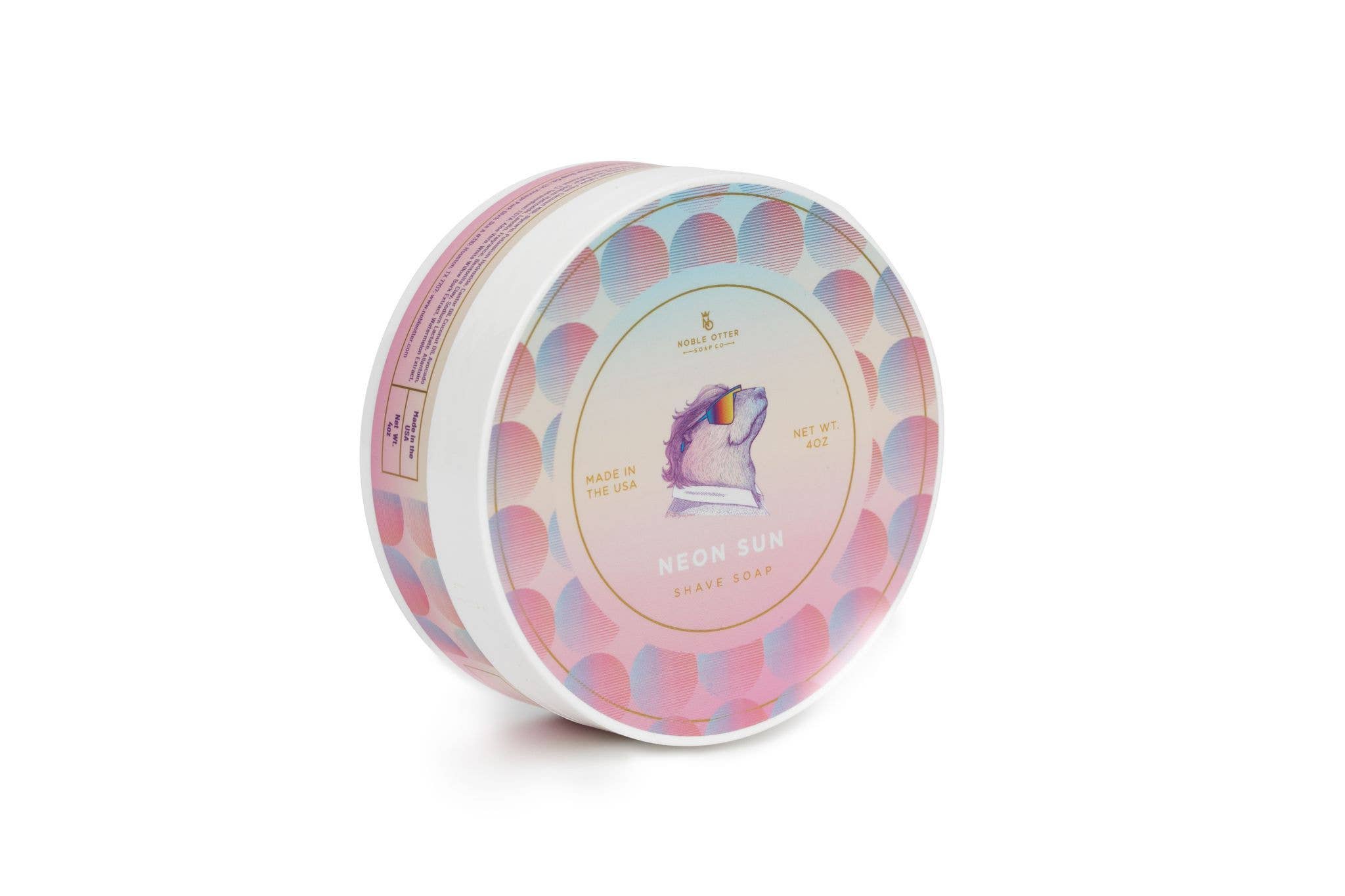Noble Otter Soap Co. - Neon Sun Shaving Soap
