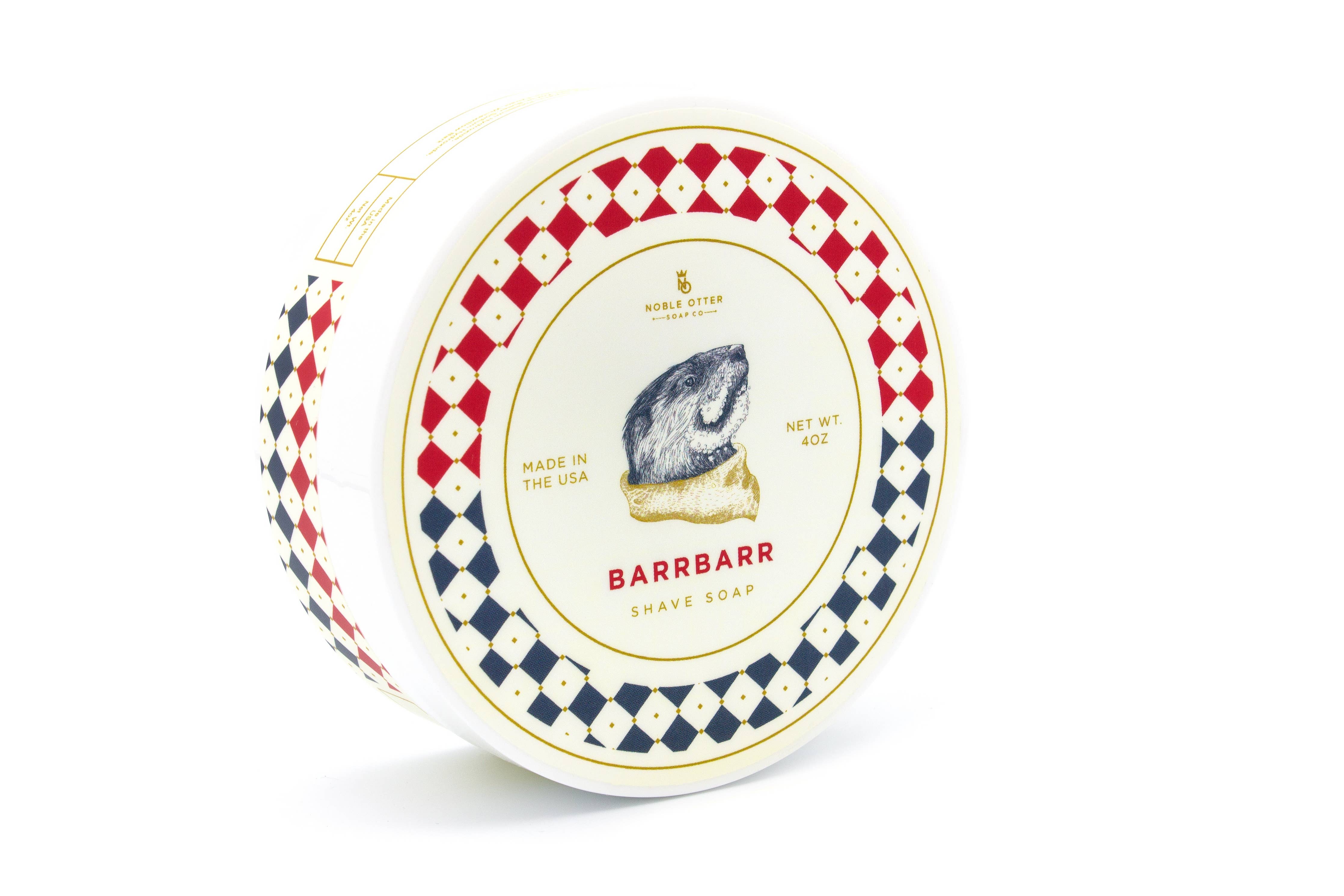 Noble Otter Soap Co. - BarrBarr Shave Soap