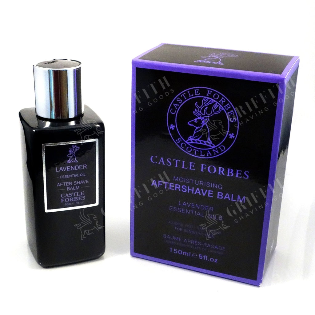 Castle Forbes Lavender Essential Oil Aftershave Balm – 150ml (5 fl. oz)