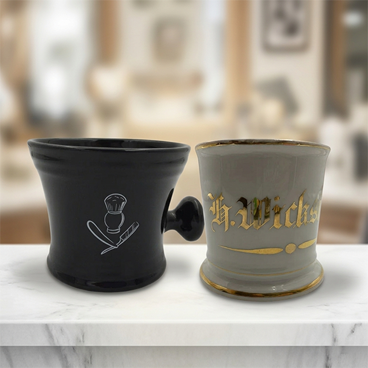 Shaving Bowls and Mugs