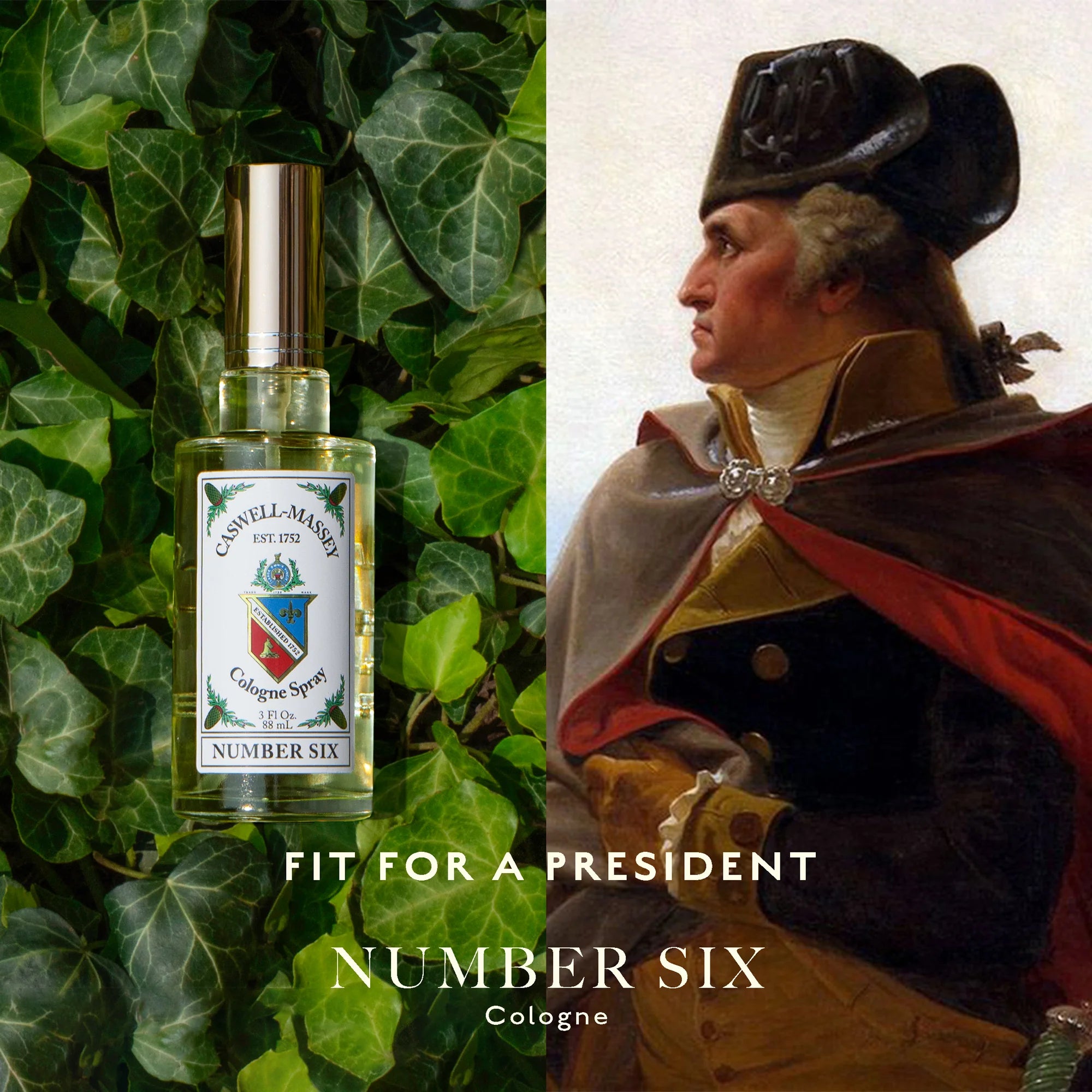 Caswell Massey Number Six Gold Cap Luxury Cologne (88ml/3 oz)