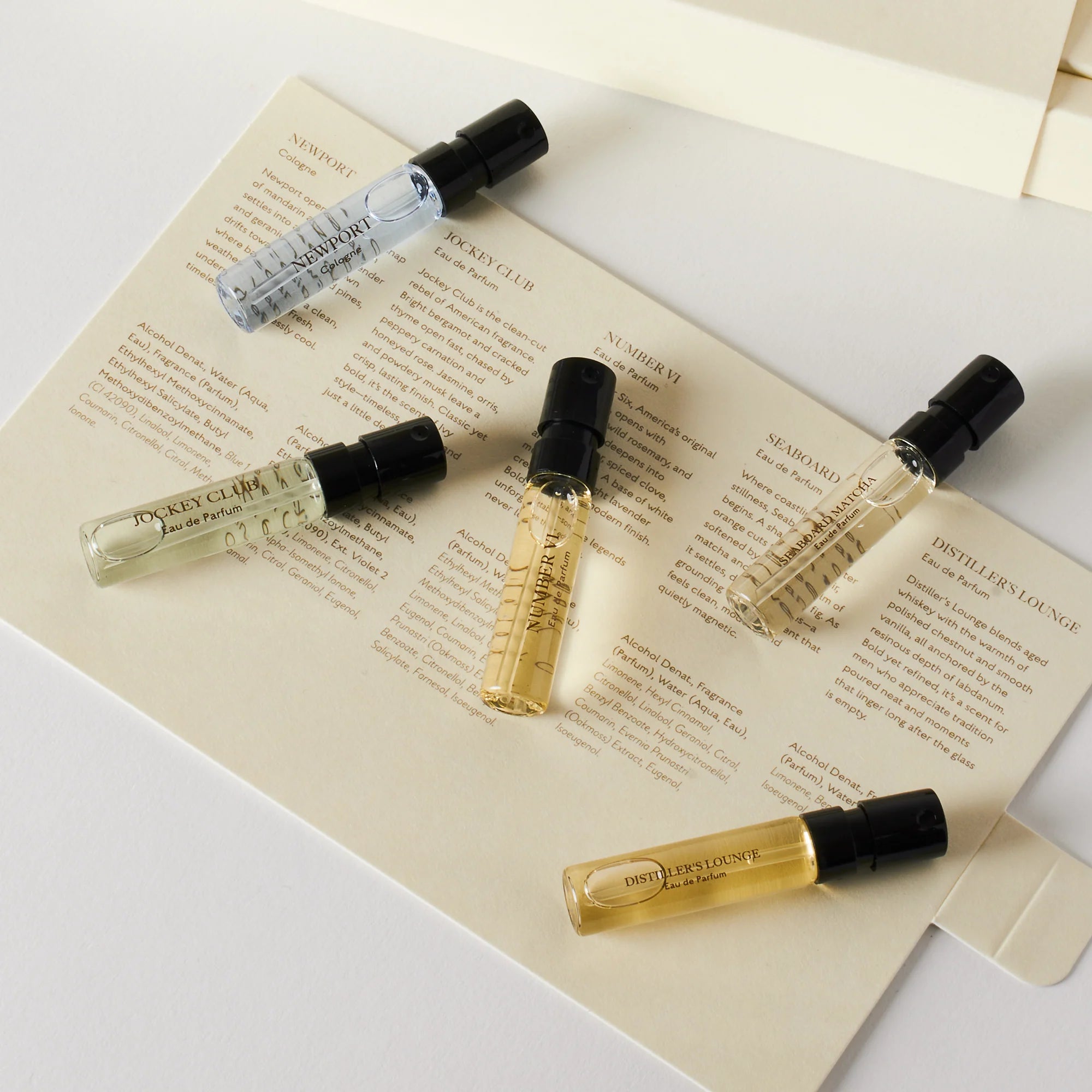 Caswell Massey Discovery Fragrance Collection - 5 x 0.25oz. / 7.5ml Vials