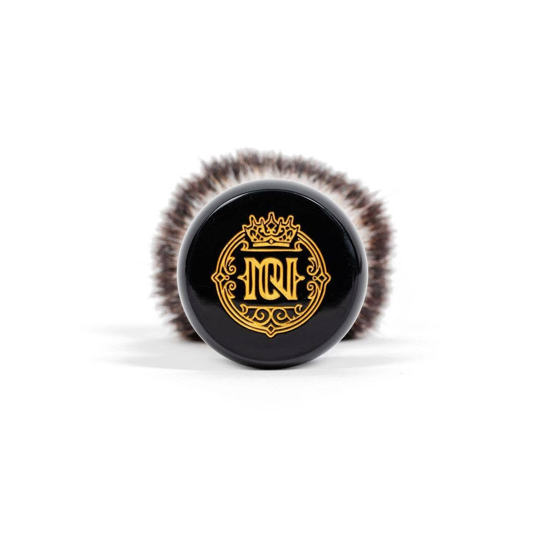 Noble Otter Soap Co. - Synthetic Shave Brush - Black/White - 26MM