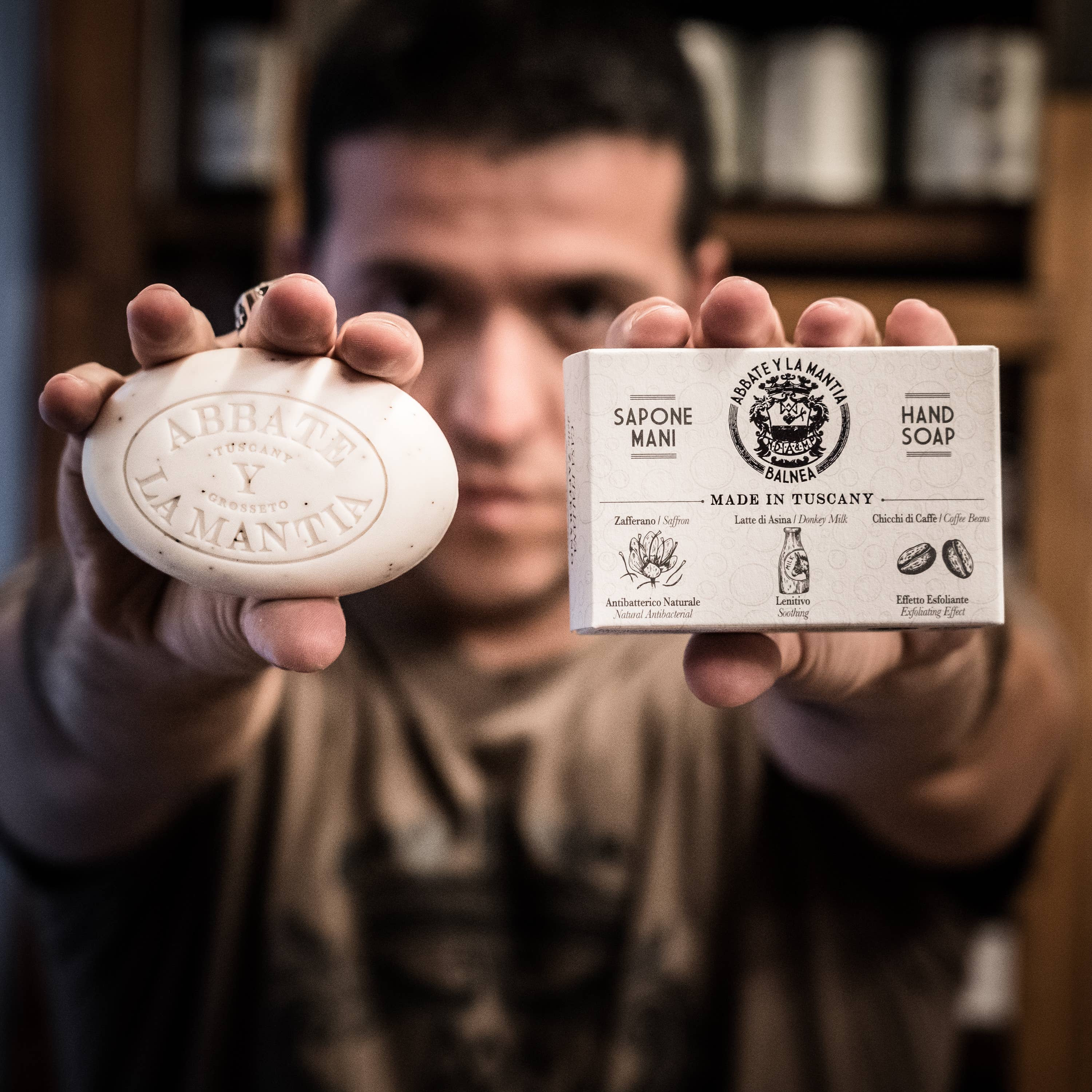 Abbate Y La Mantia - Soap | Saffron, Donkey Milk, and Coffee Beans