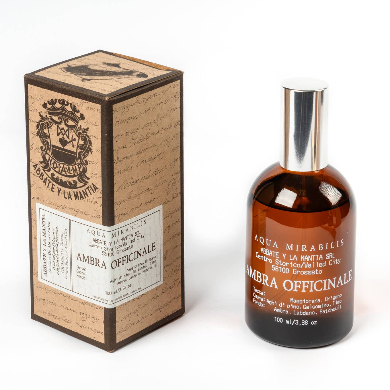 Abbate Y La Mantia - Cologne Water | Ambergris (100ml/3.4oz)