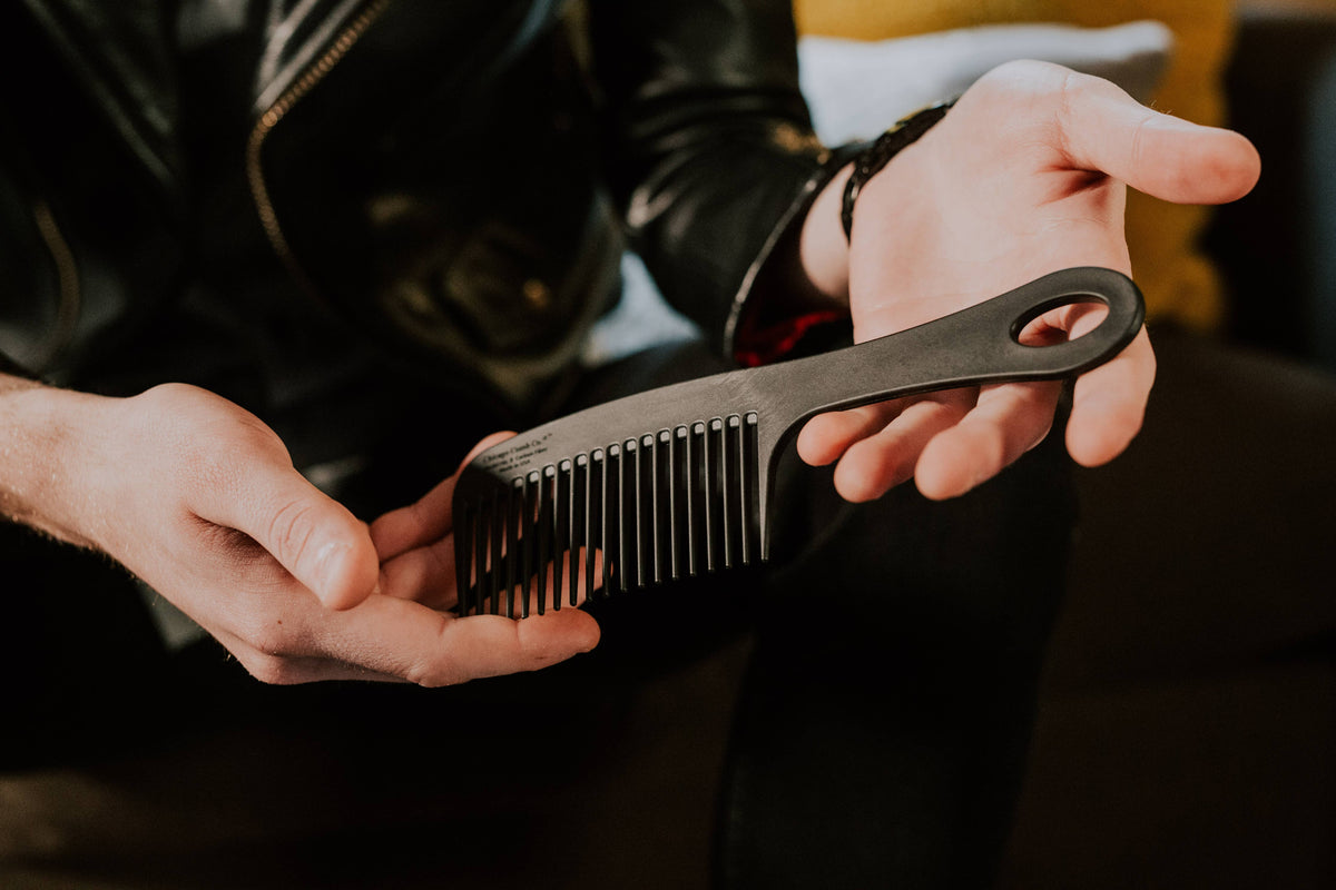 Chicago Comb Co. - Model No. 8 Carbon Fiber Comb