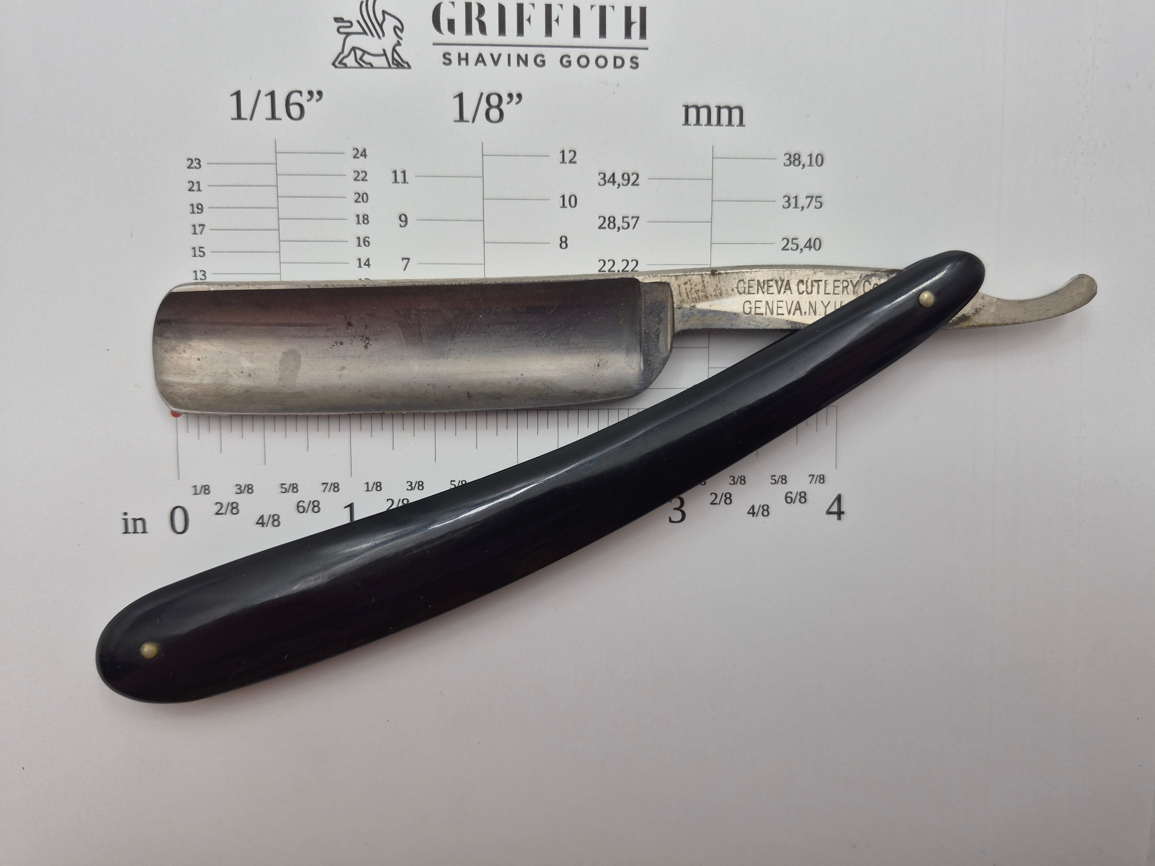 Vintage Geneva Cutlery American Razor for Restoration