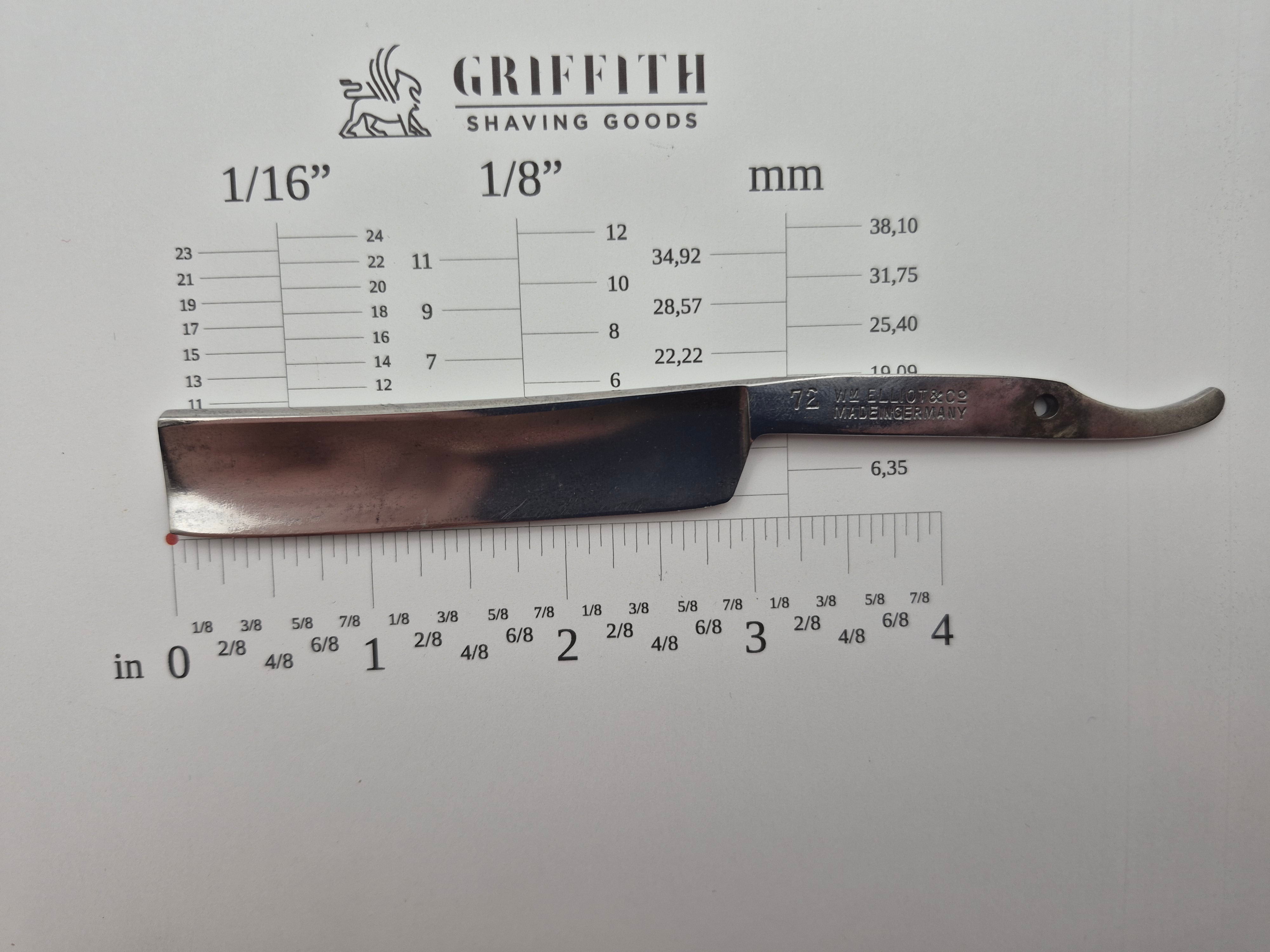 Vintage Wm. Elliot & Co. German Razor for Restoration