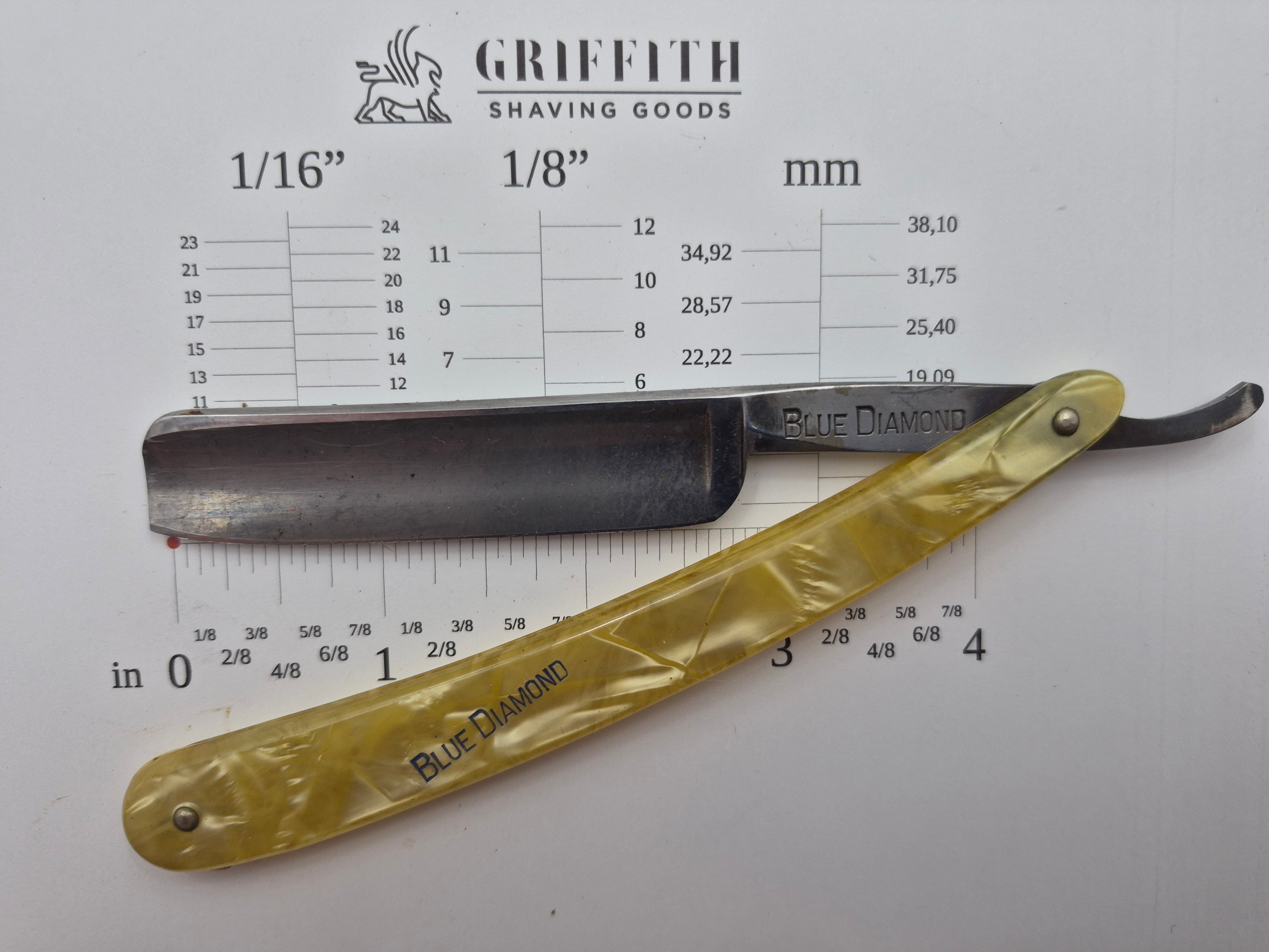 Vintage Gustav Kaiser Blue Diamond Razor for Restoration