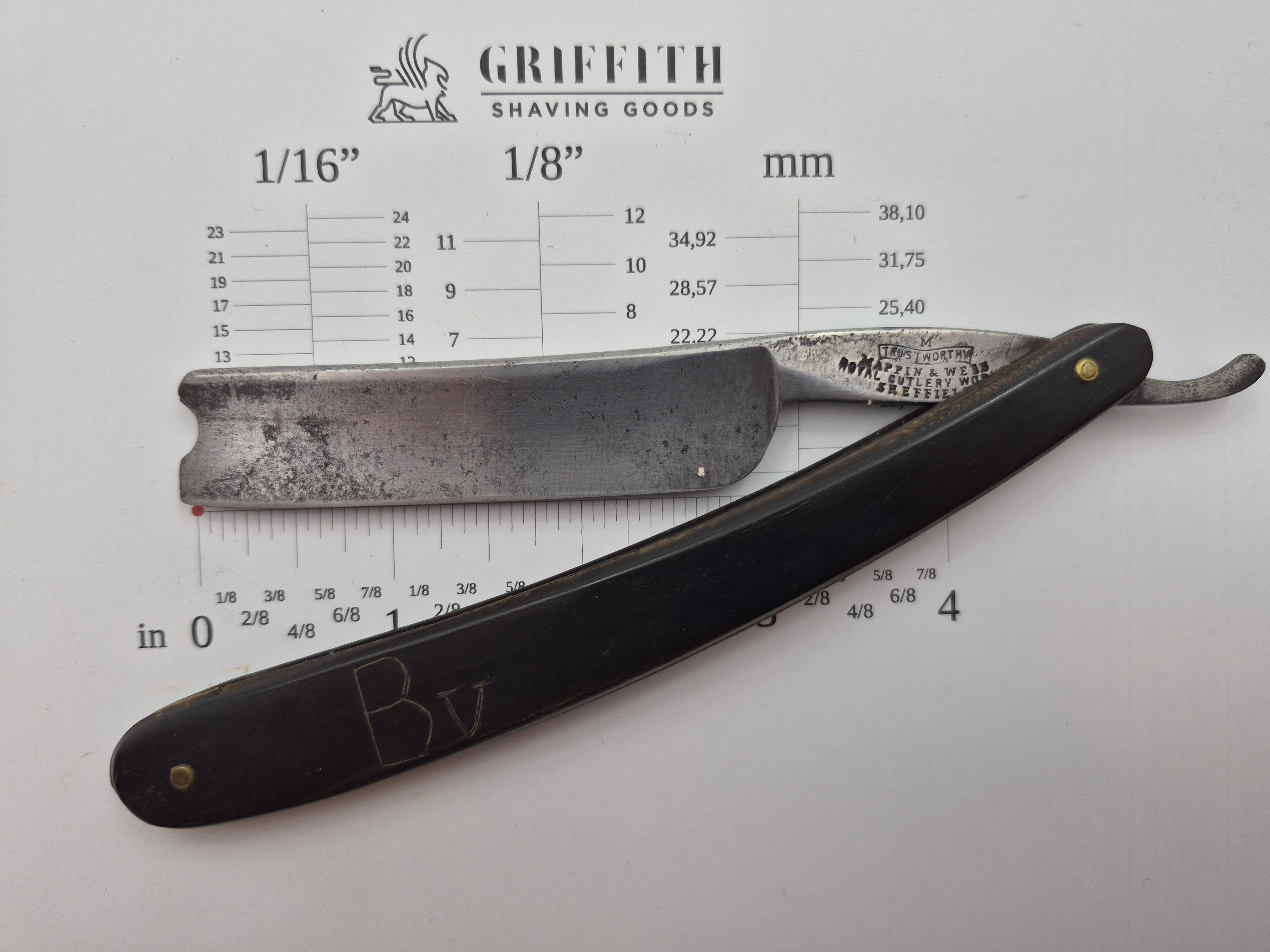 Vintage Mappin & Webb Sheffield Razor for Restoration