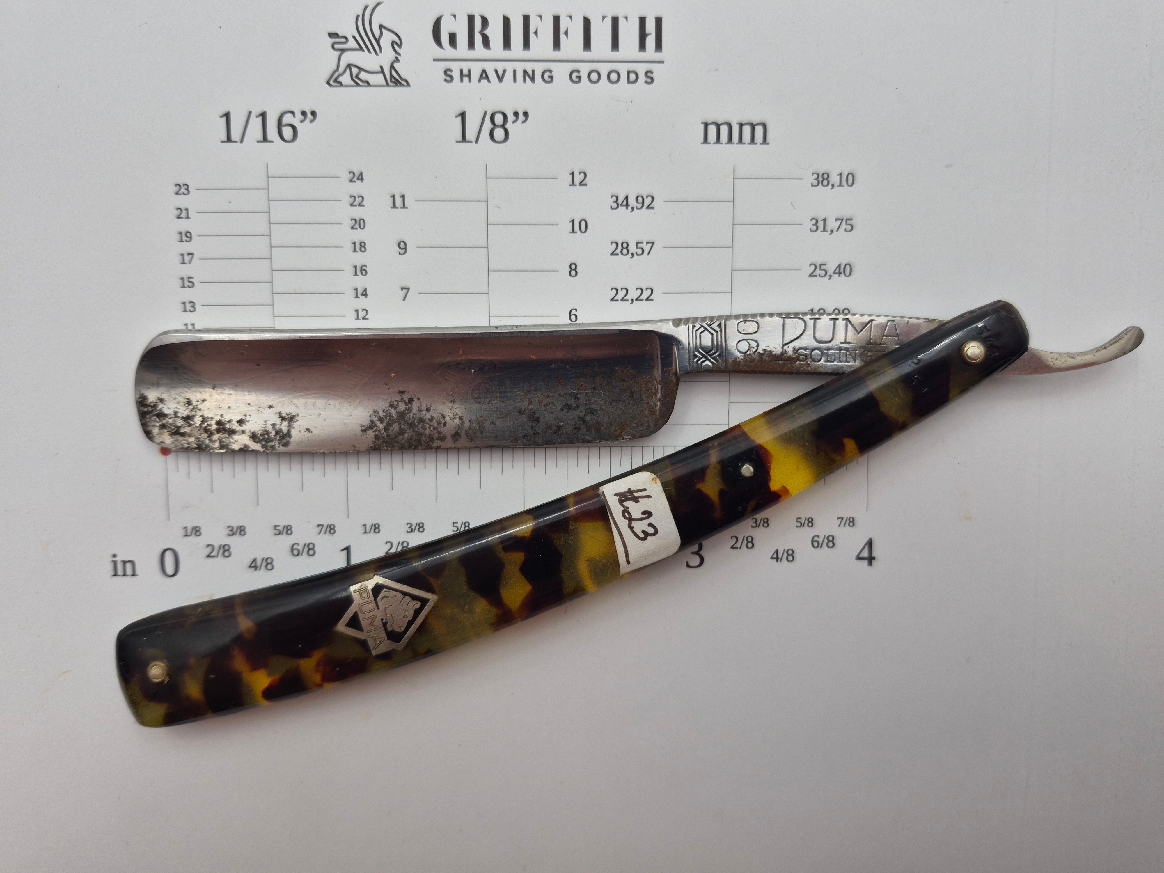 Vintage Puma German Razor for Restoration