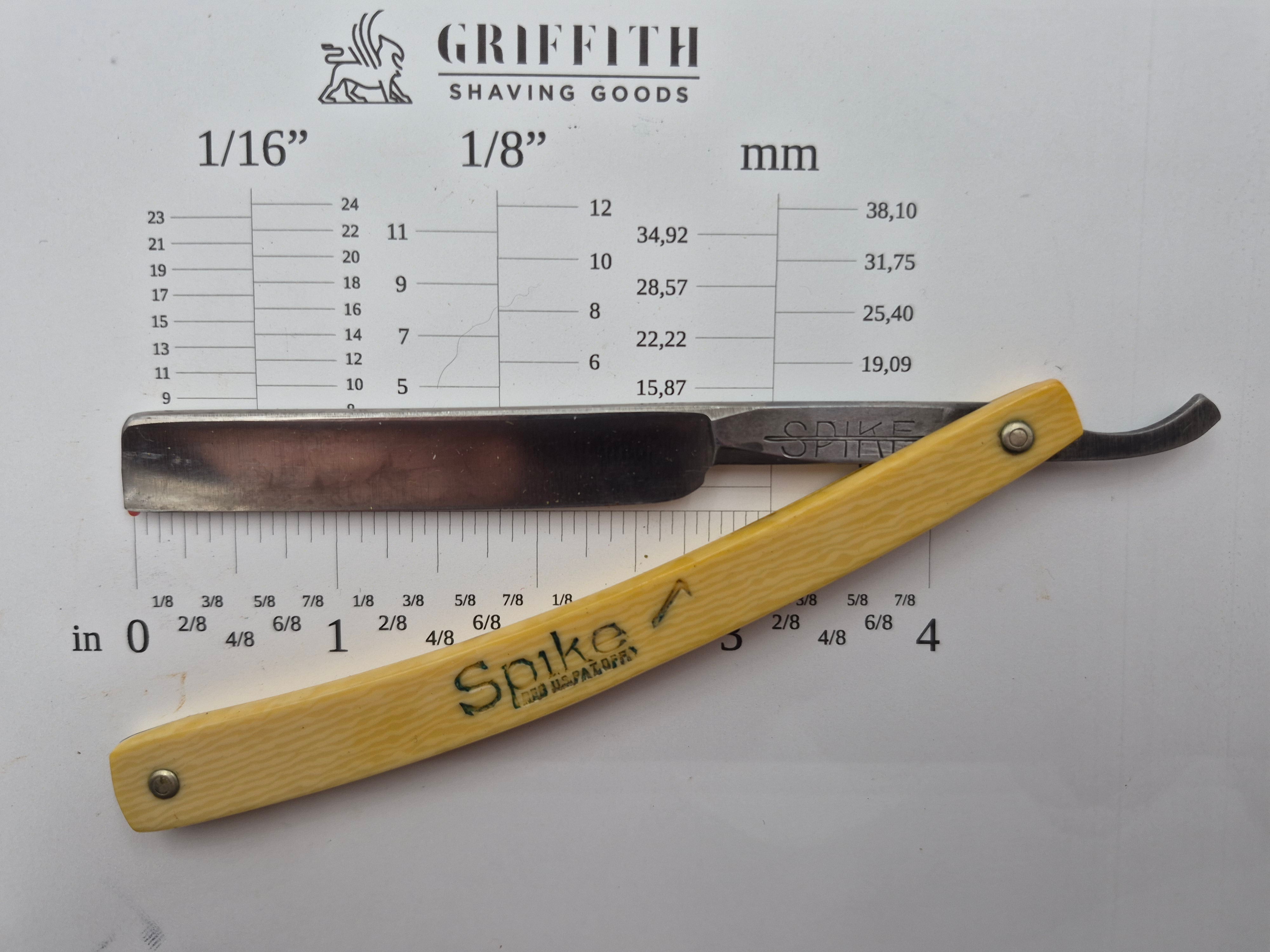 Vintage Union Cutlery "Spike" American Razor for Restoration