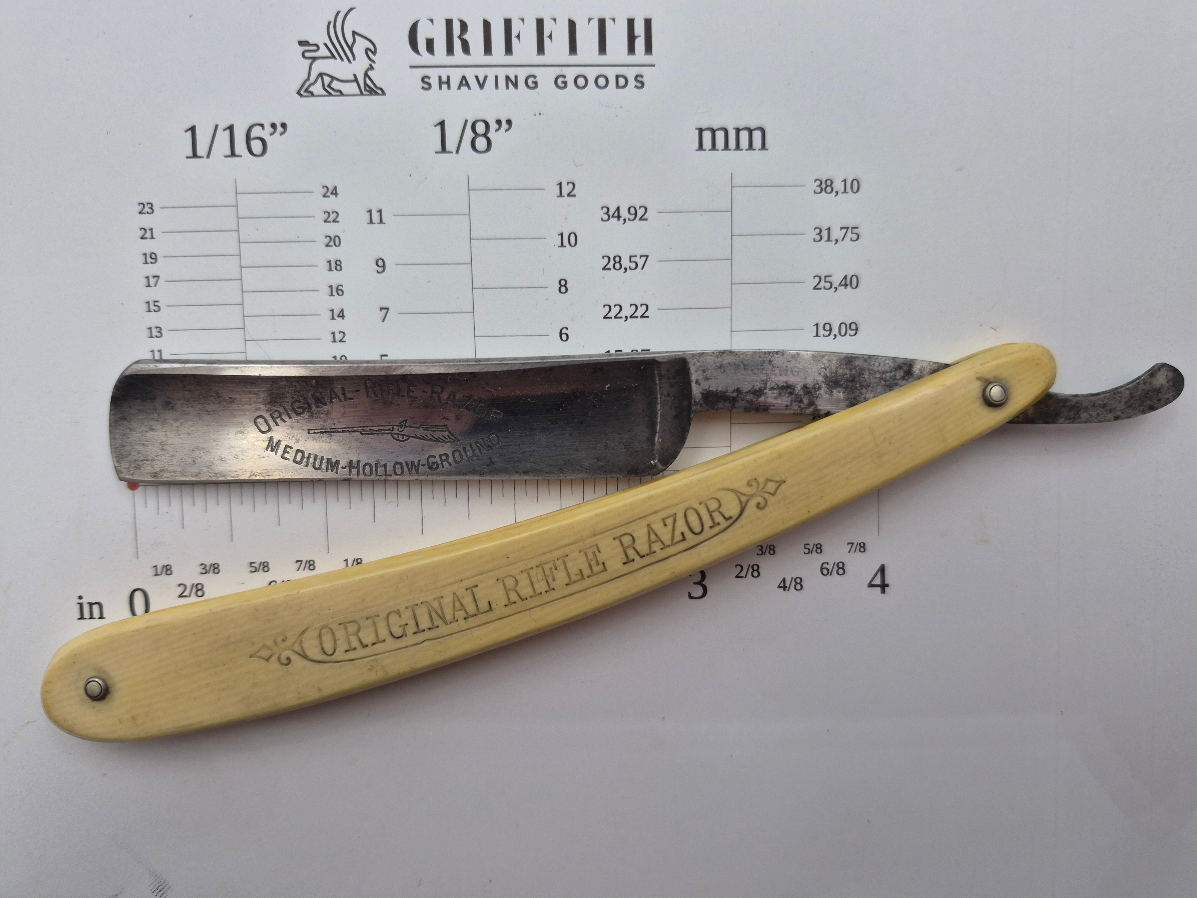 Vintage Challenge Cutlery "Rifle Razor"American Razor for Restoration