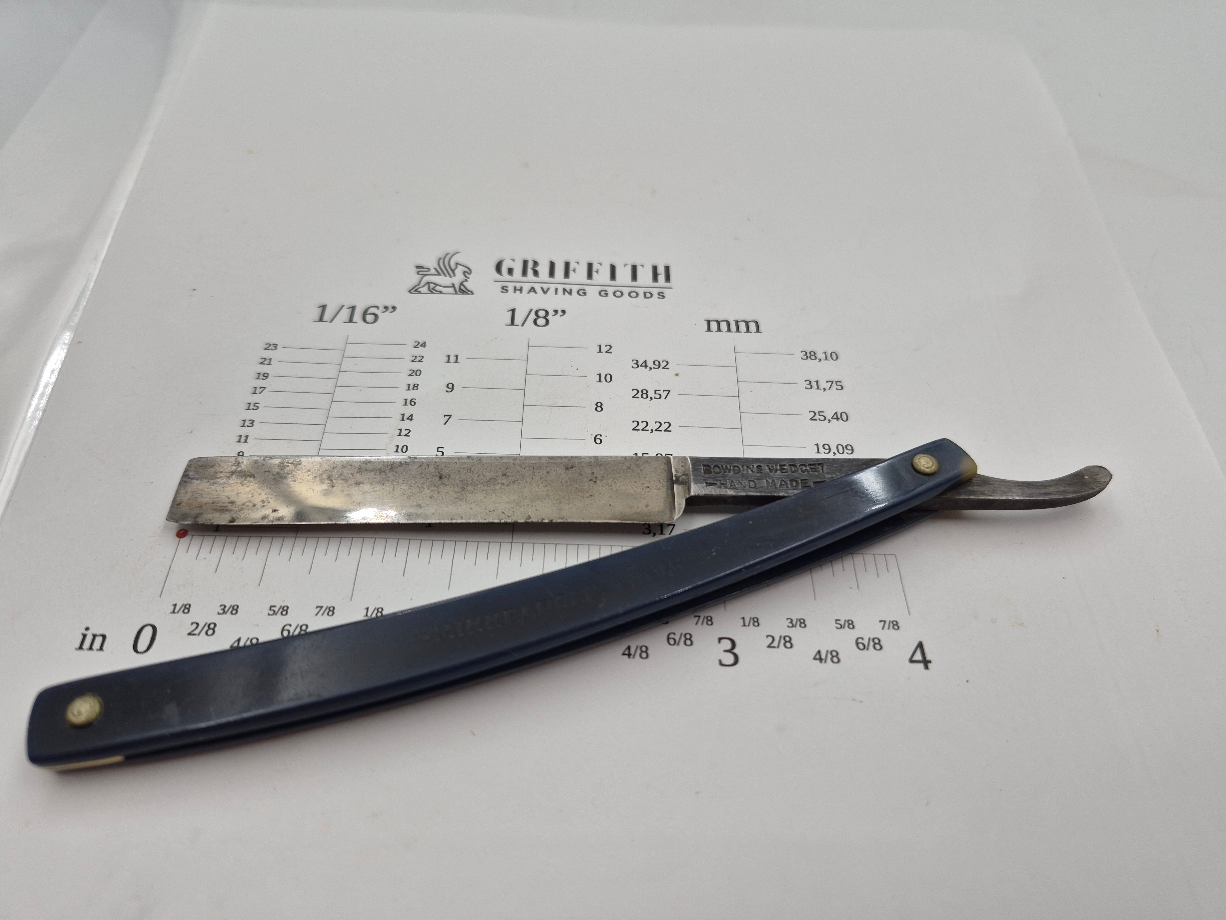 Vintage Bowdin's Wedge American Razor for Restoration
