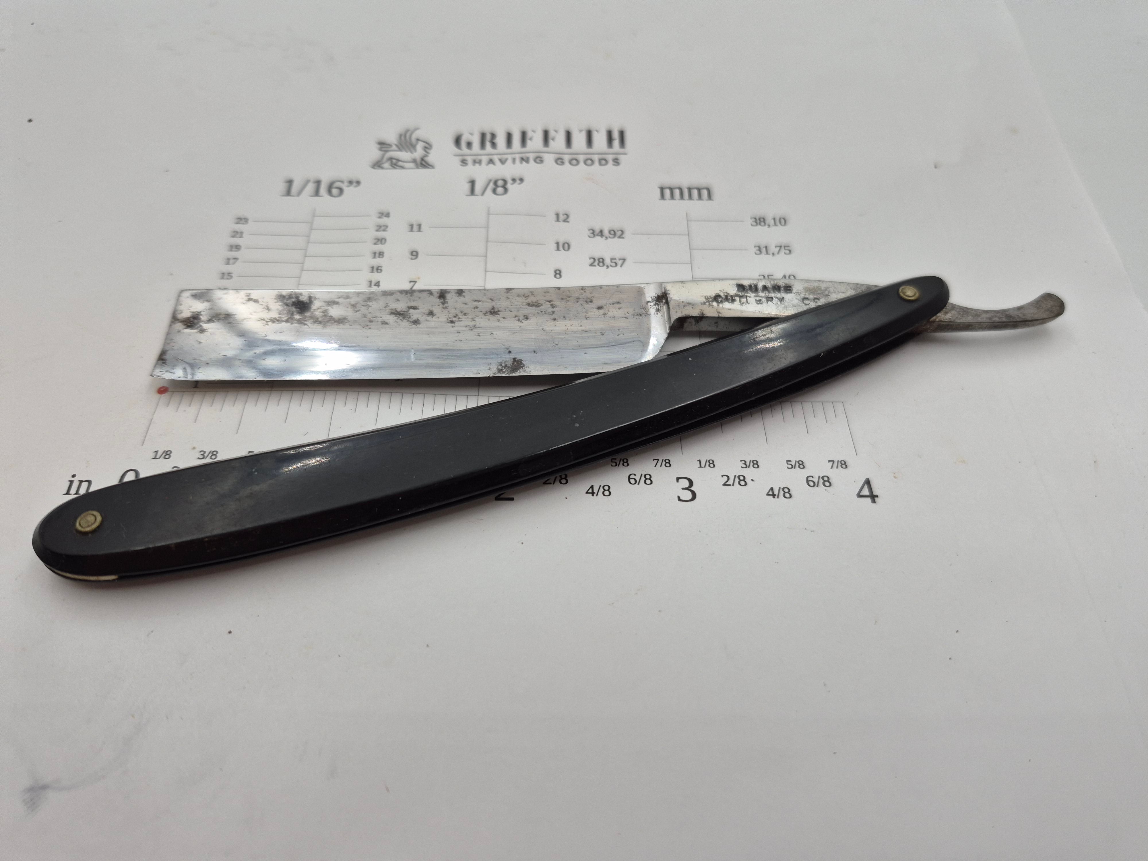 Vintage Duane Cutlery Razor for Restoration