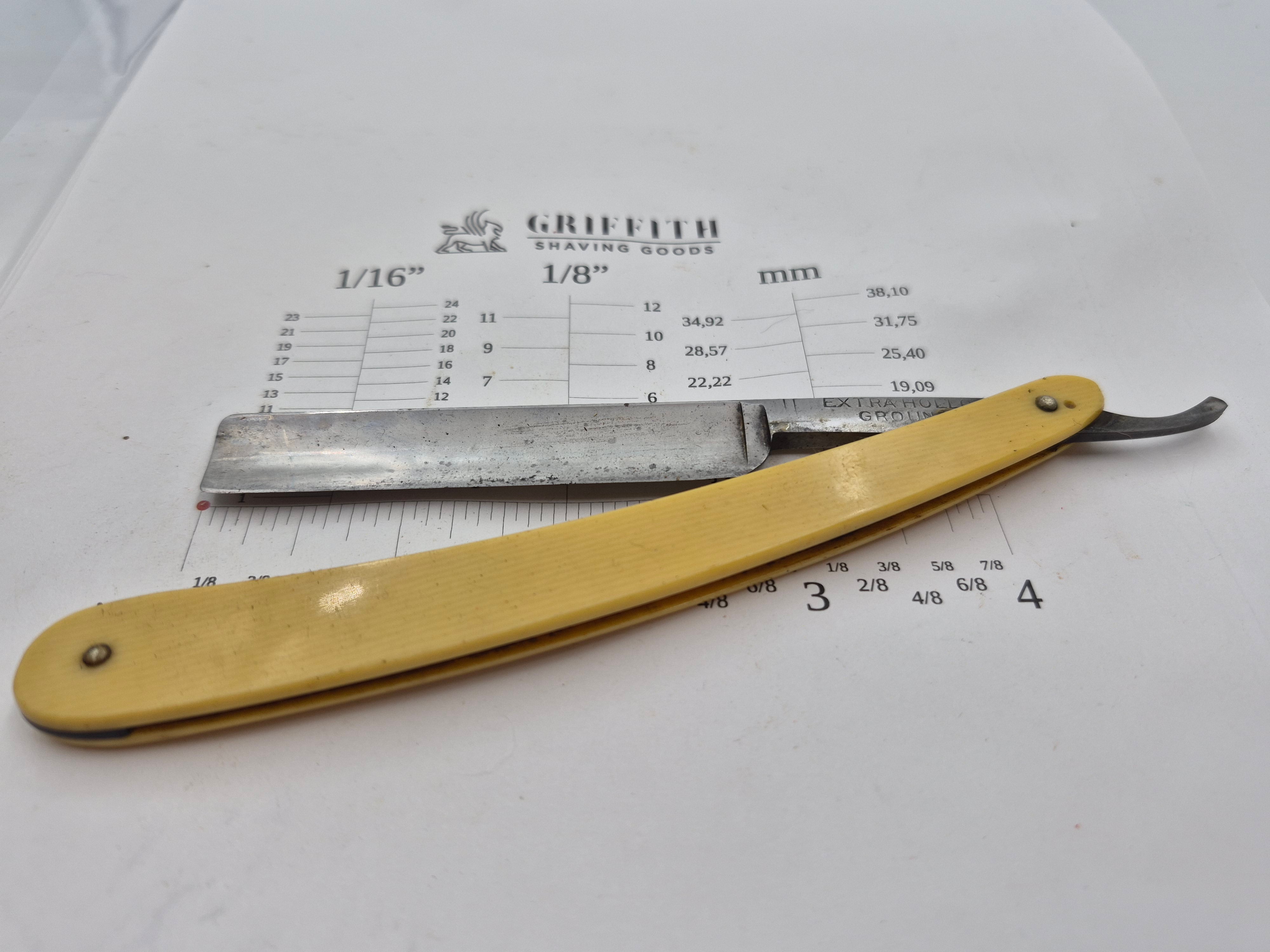Vintage Extra Hollow Ground Razor for Restoration