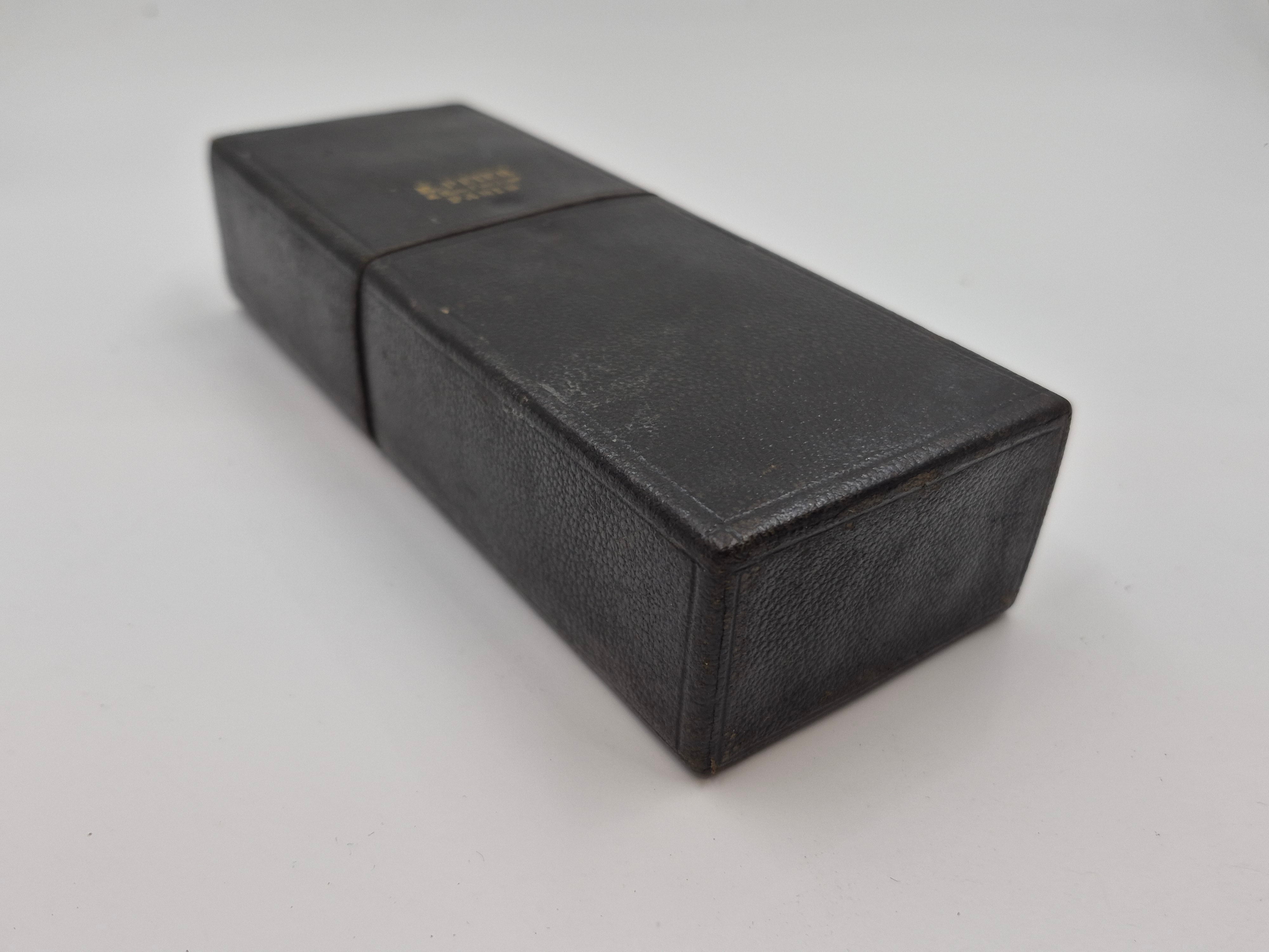 Antique French Five Razor Case