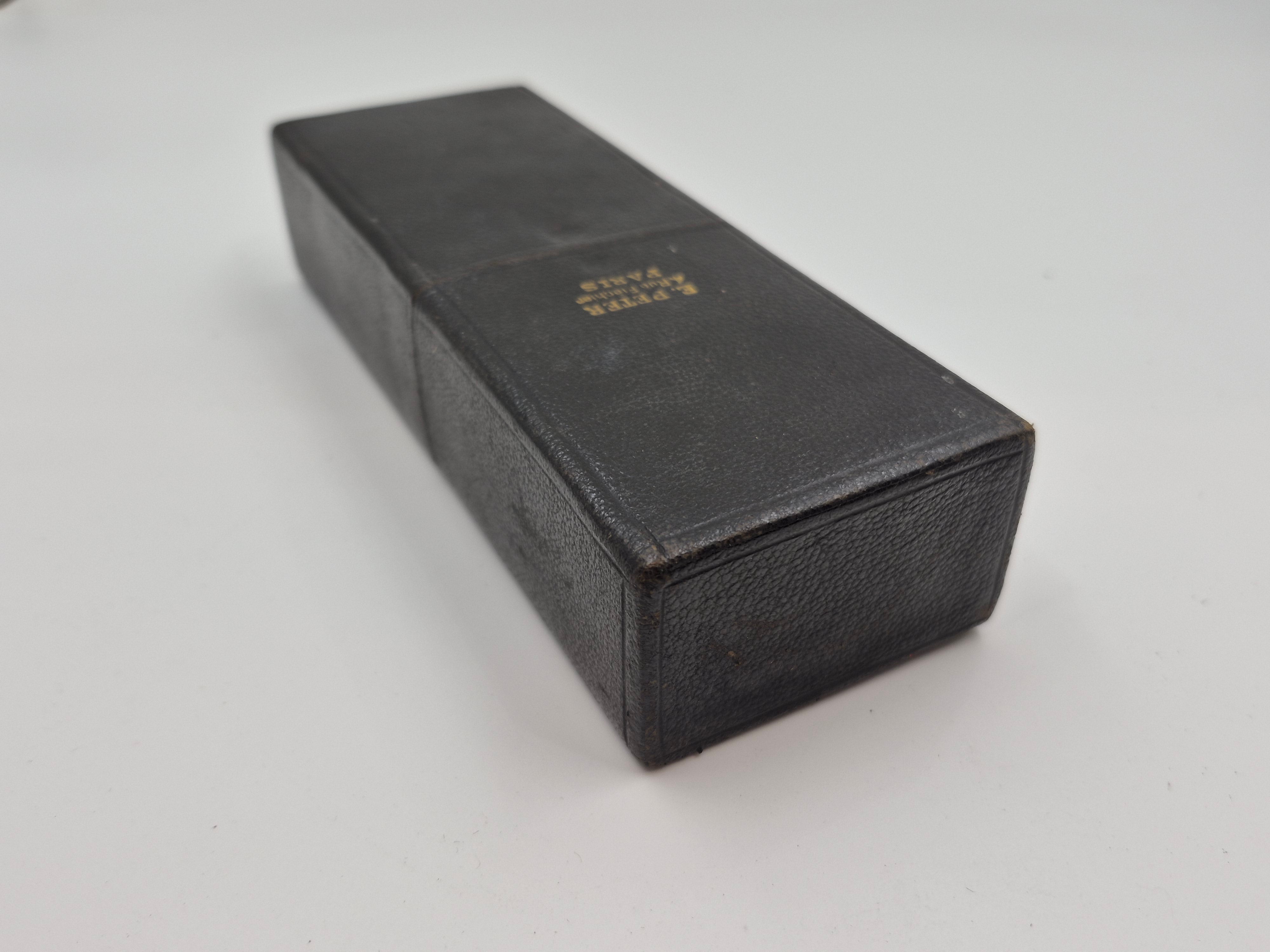 Antique French Five Razor Case