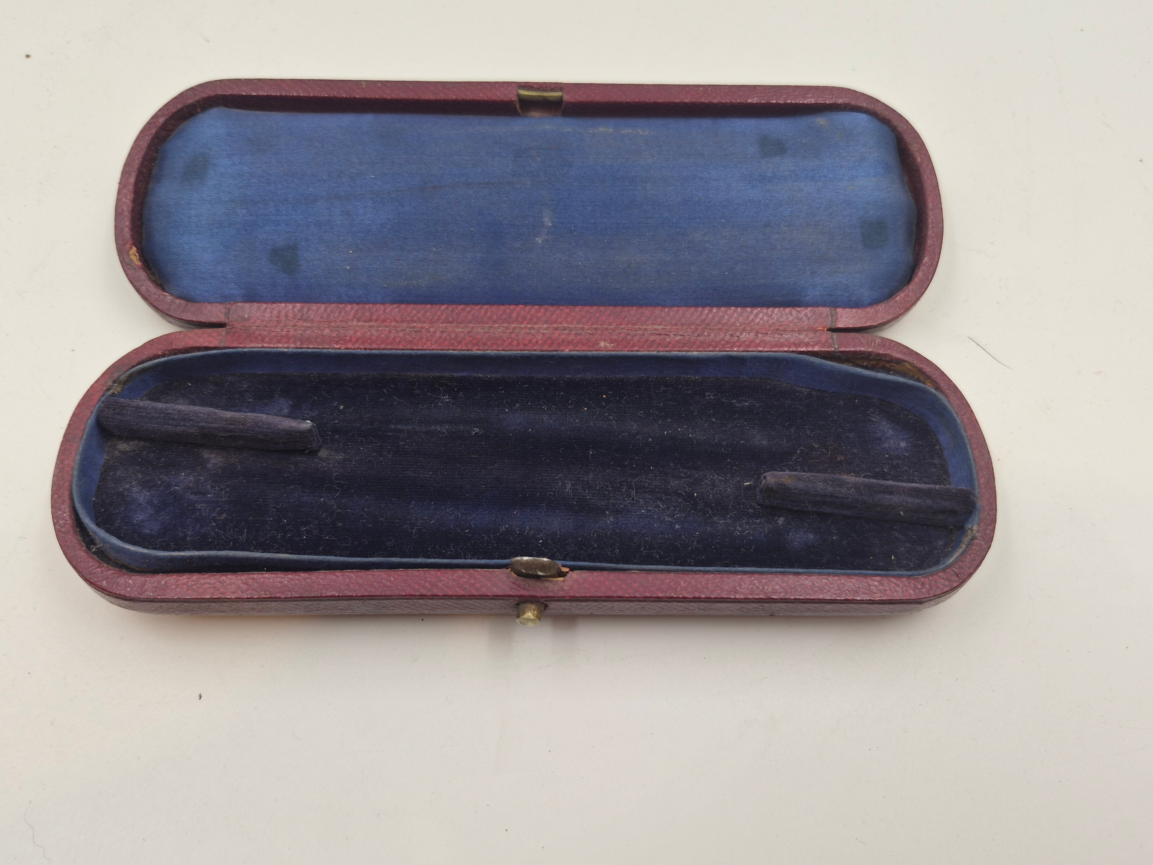 Antique Sheffield Razor Pair Case
