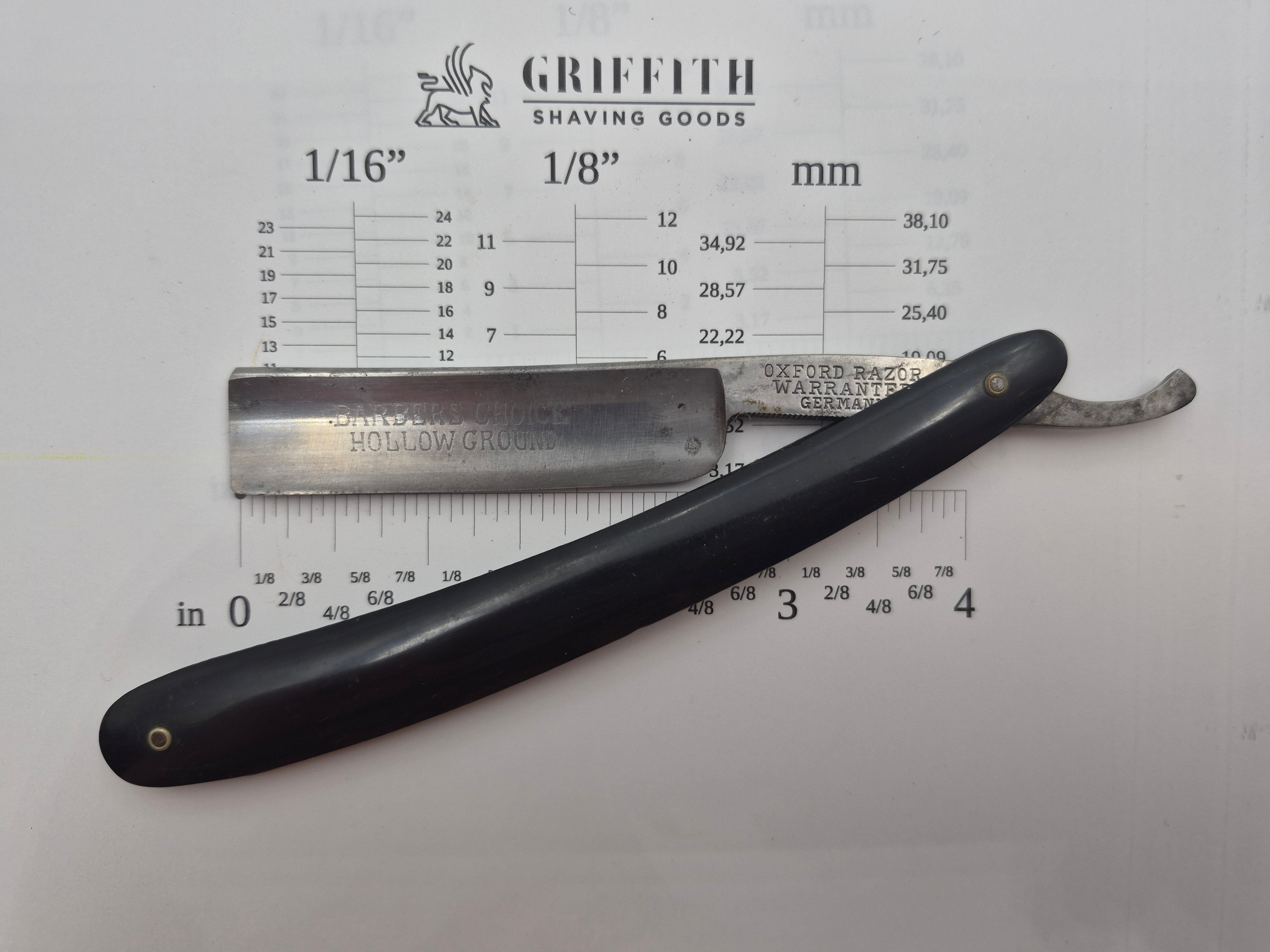 Vintage Oxford Razor "Barbers Choice" Razor for Restoration