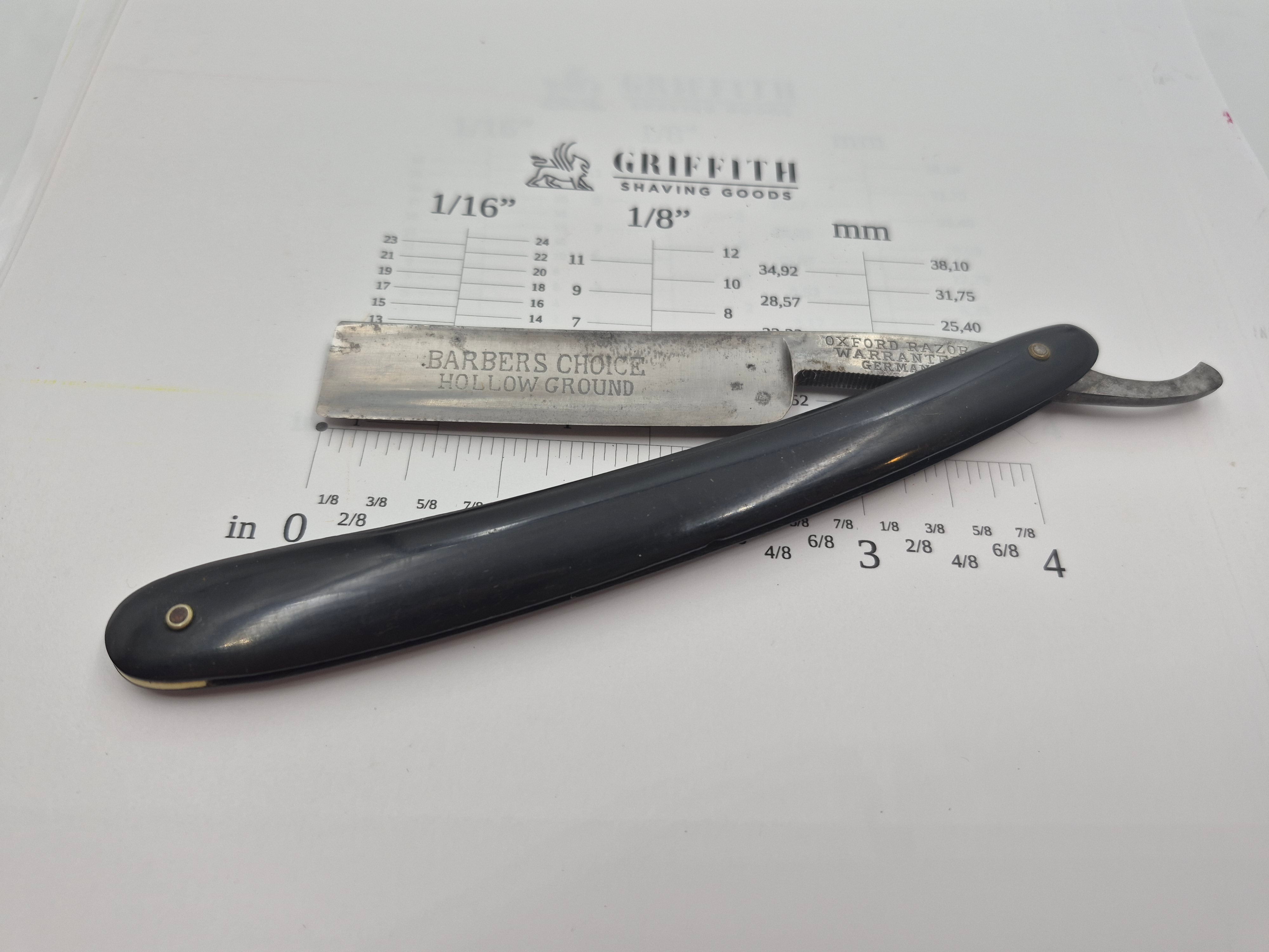 Vintage Oxford Razor "Barbers Choice" Razor for Restoration