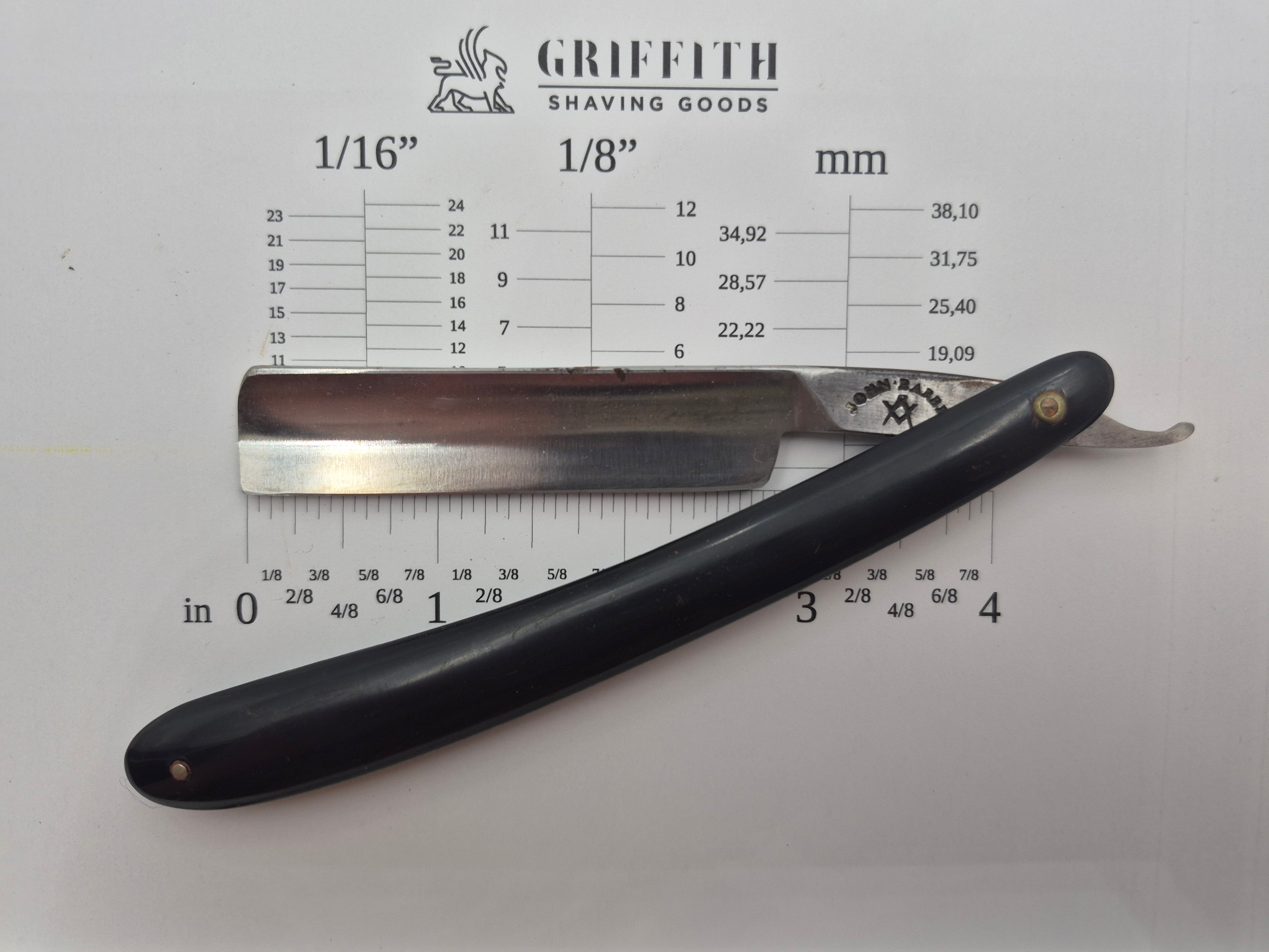 Vintage John Barber Old Regrind Sheffield Razor for Restoration