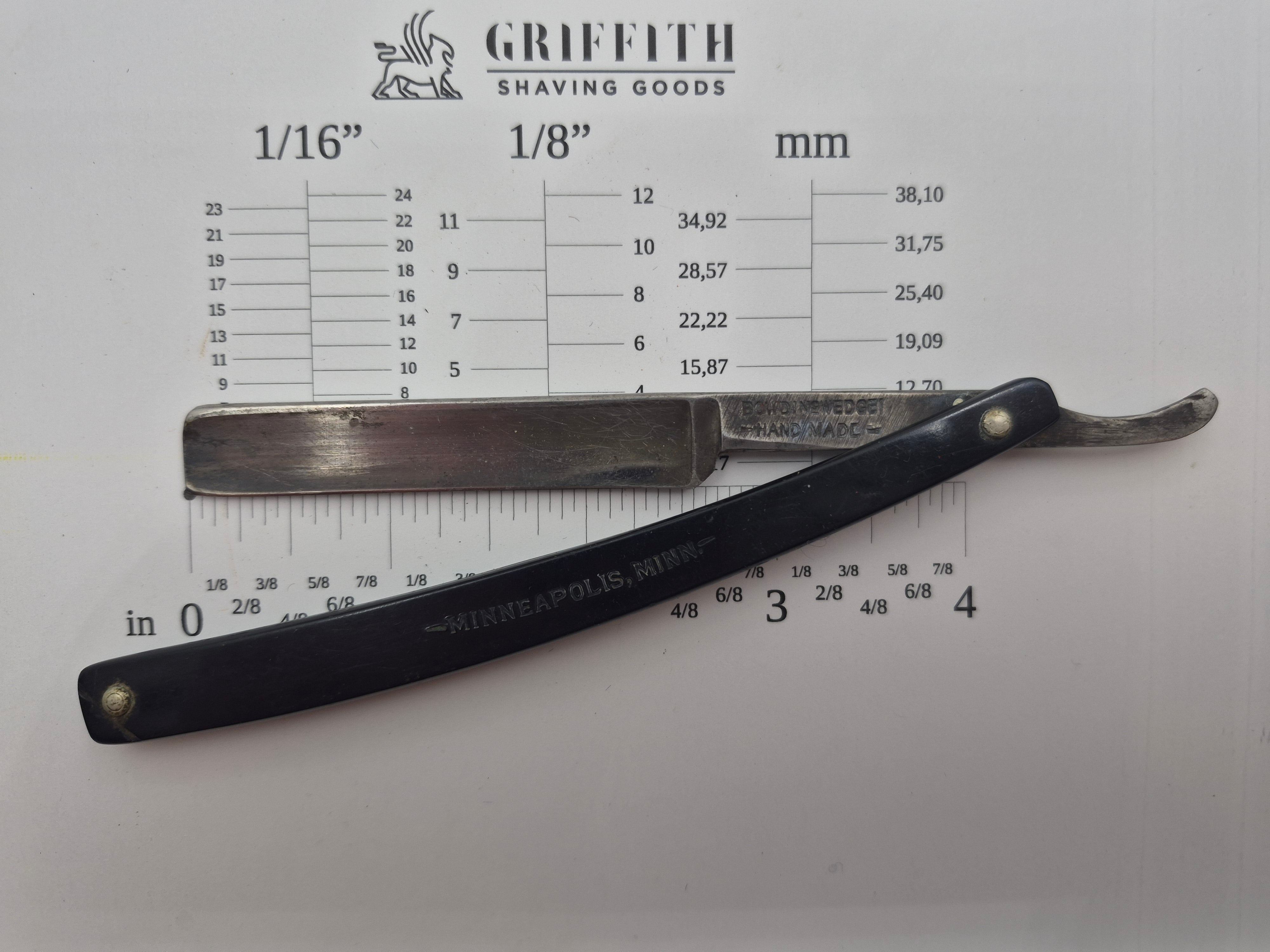 Vintage Bowdin American Razor for Restoration