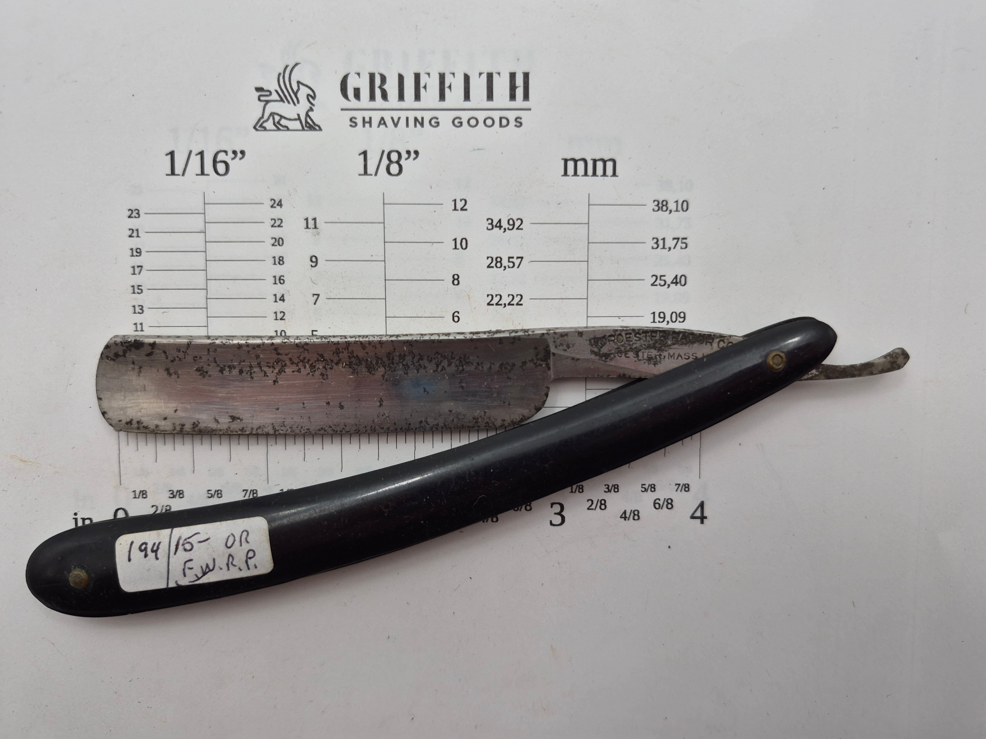 Vintage Worcester Razor Co. Razor for Restoration