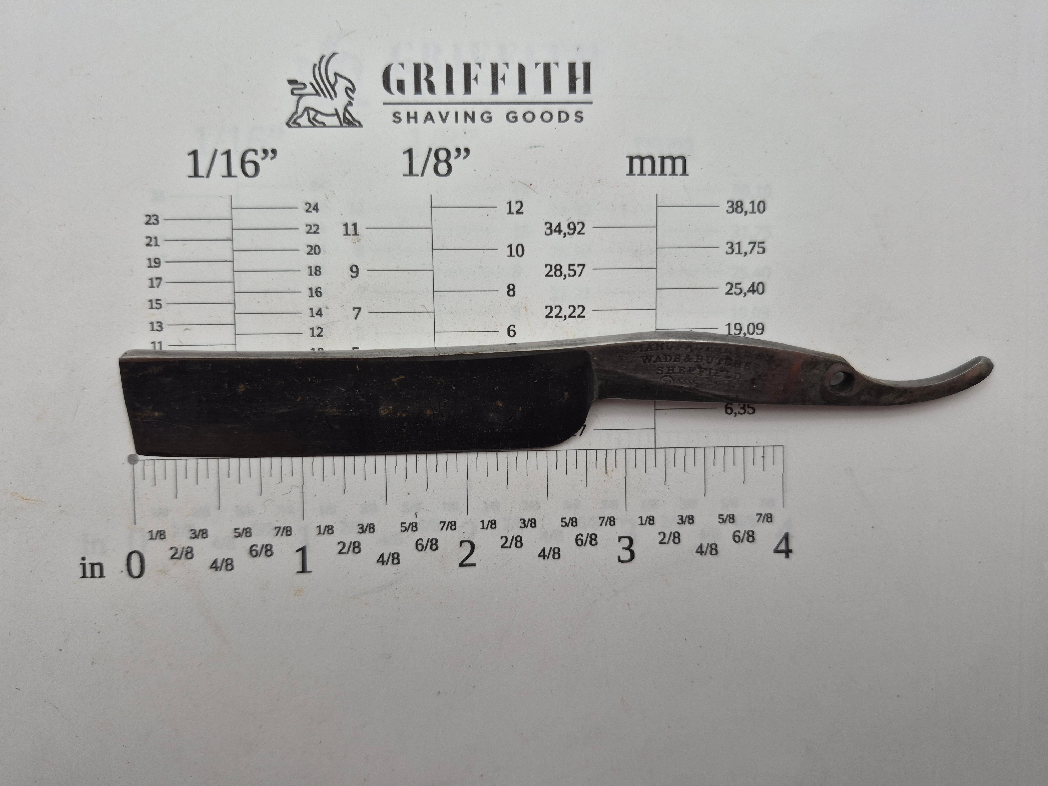 Vintage Wade & Butcher Sheffield Razor for Restoration