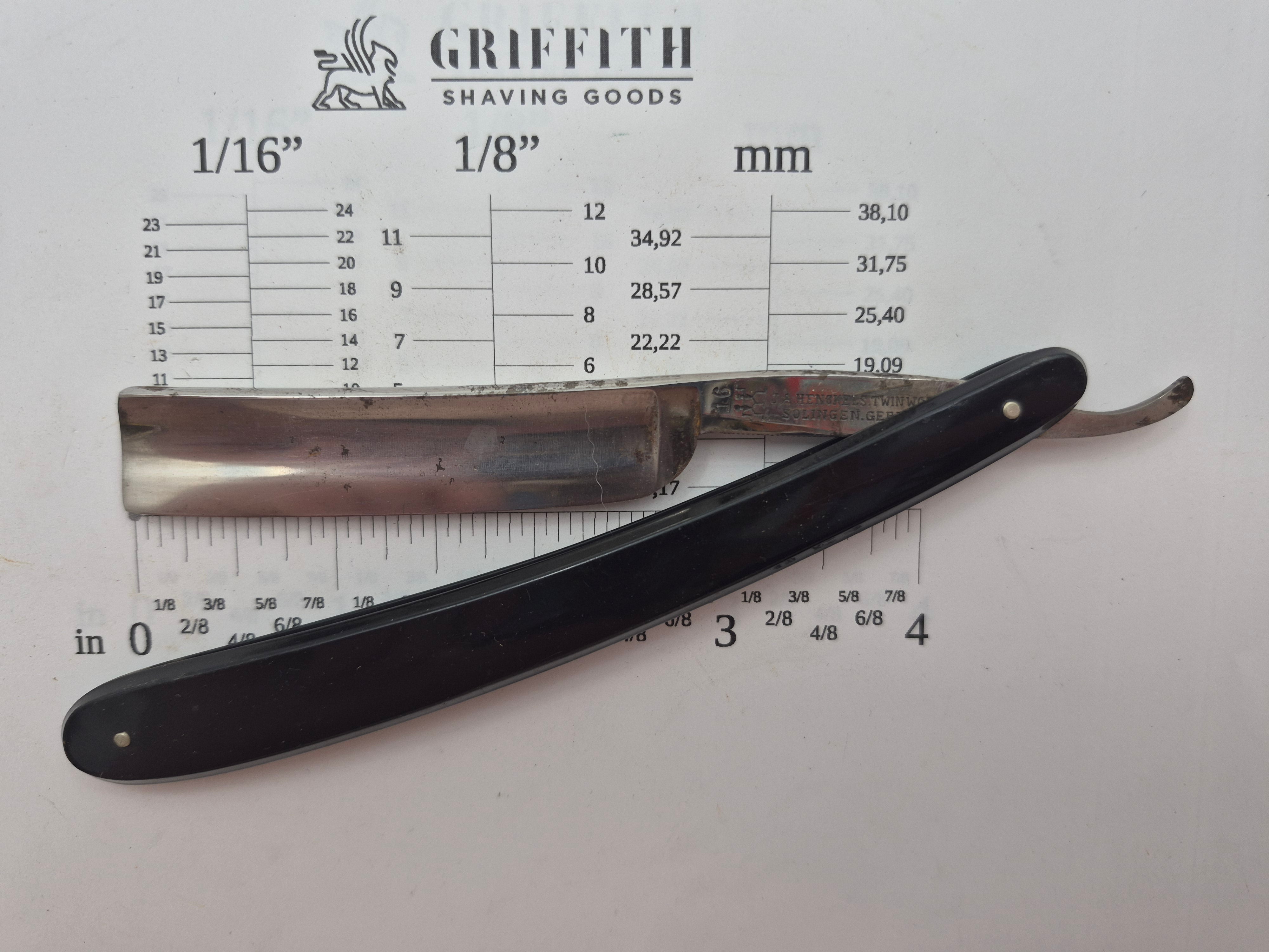 Vintage Henckels Solingen Razor for Restoration