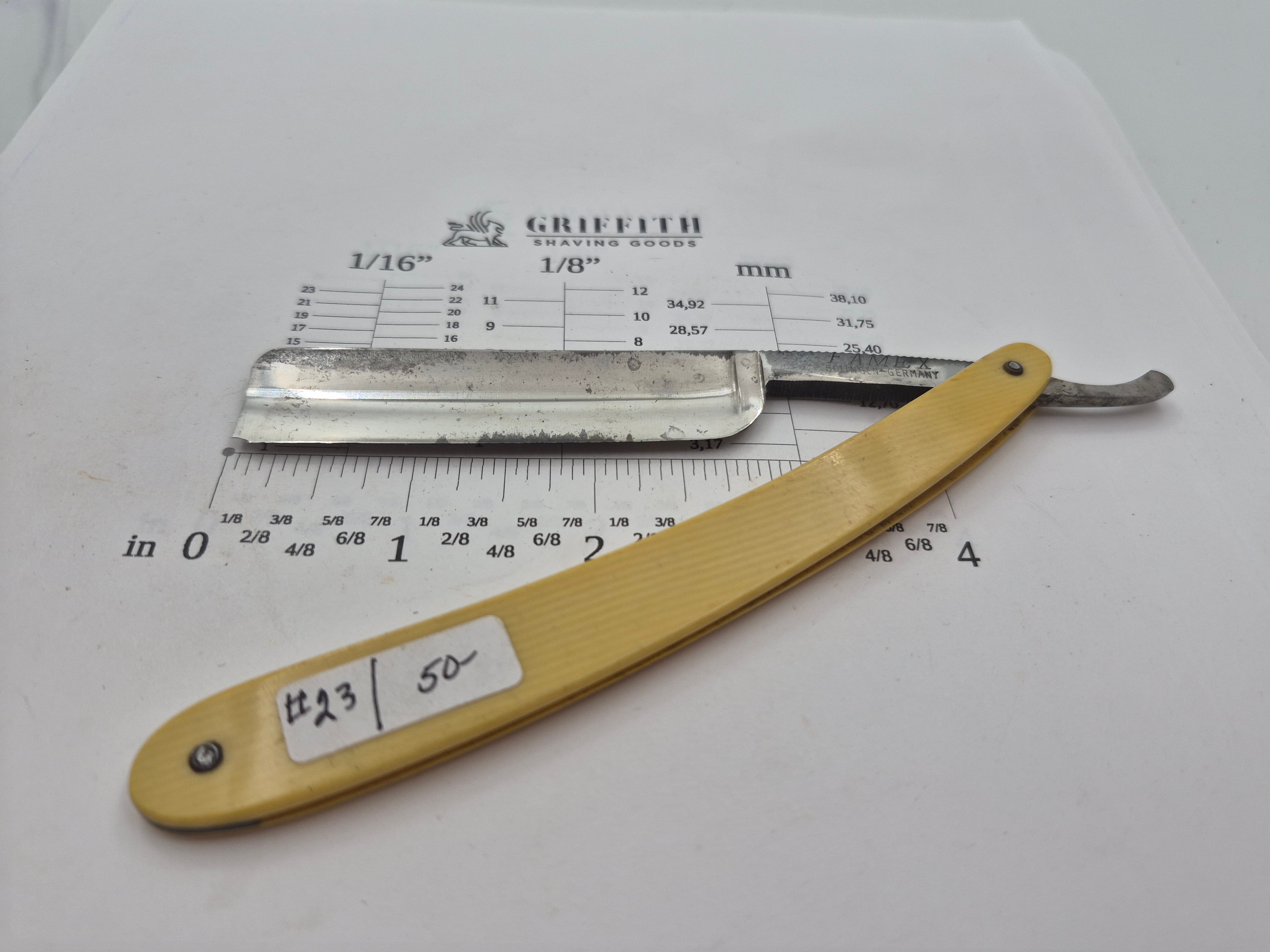 Vintage Famex German Razor for Restoration
