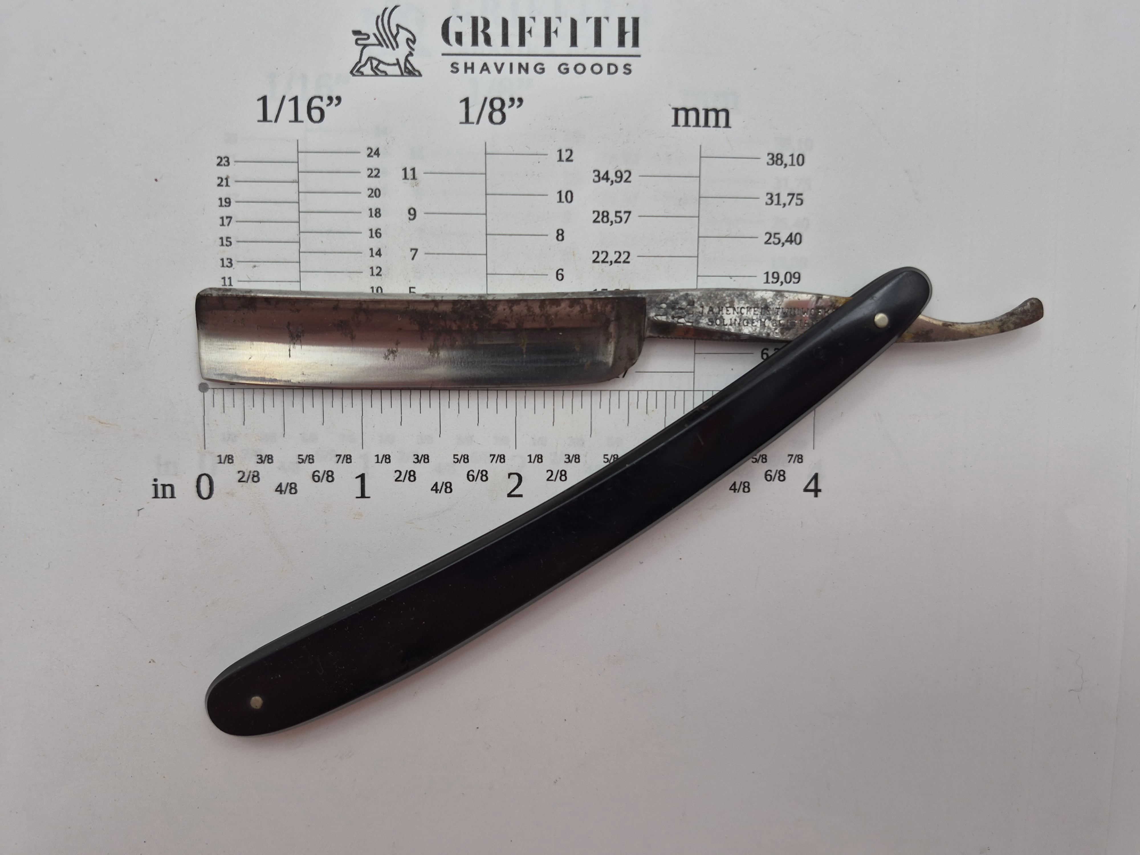 Vintage Henckels Solingen Razor for Restoration