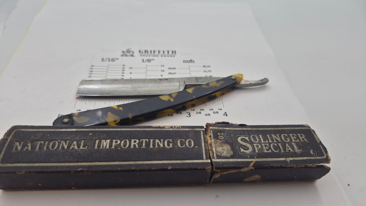 Rasoir droit vintage à restaurer
