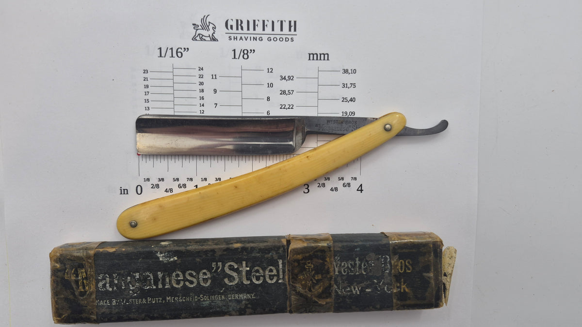 Vintage Wester Bros. German Razor for Restoration